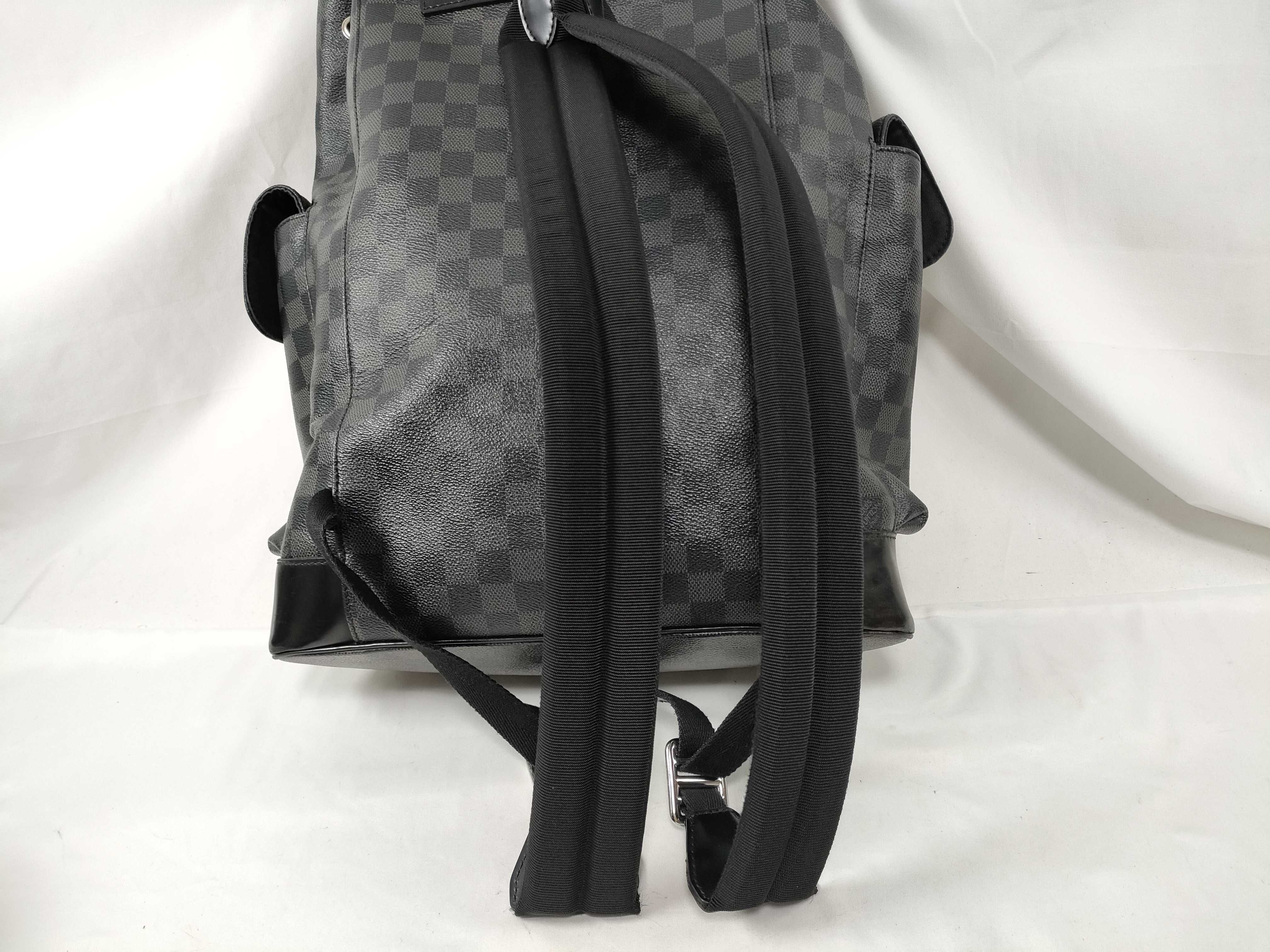 Damier Graphite Christopher Backpack — view 4