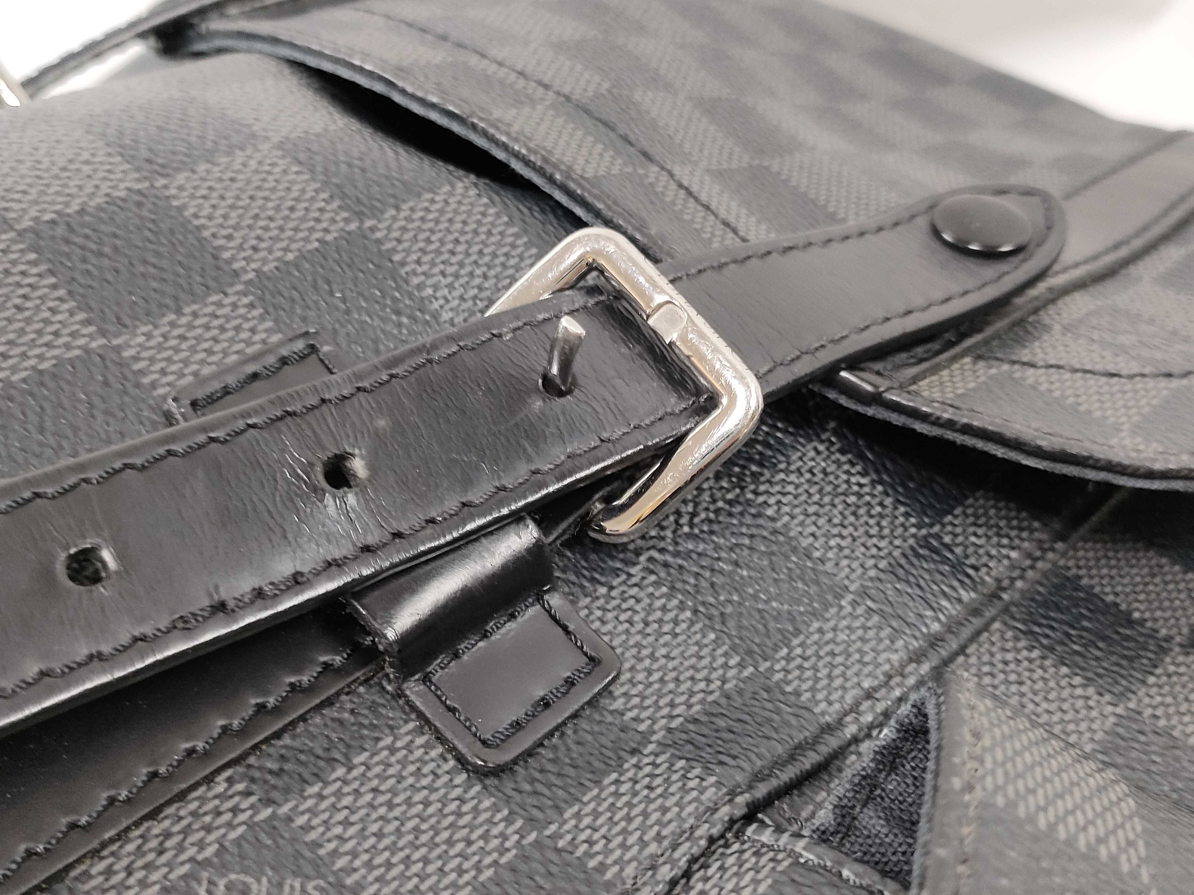Damier Graphite Christopher Backpack — view 8