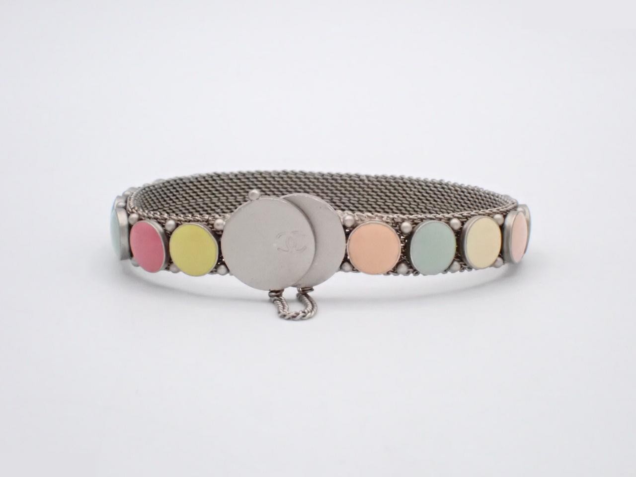 Marble Plate Multicolor Bracelet Bangle 990C