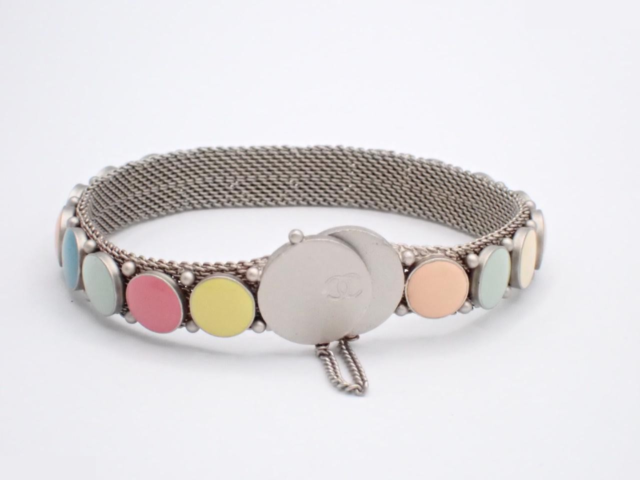 Marble Plate Multicolor Bracelet Bangle 990C — view 3