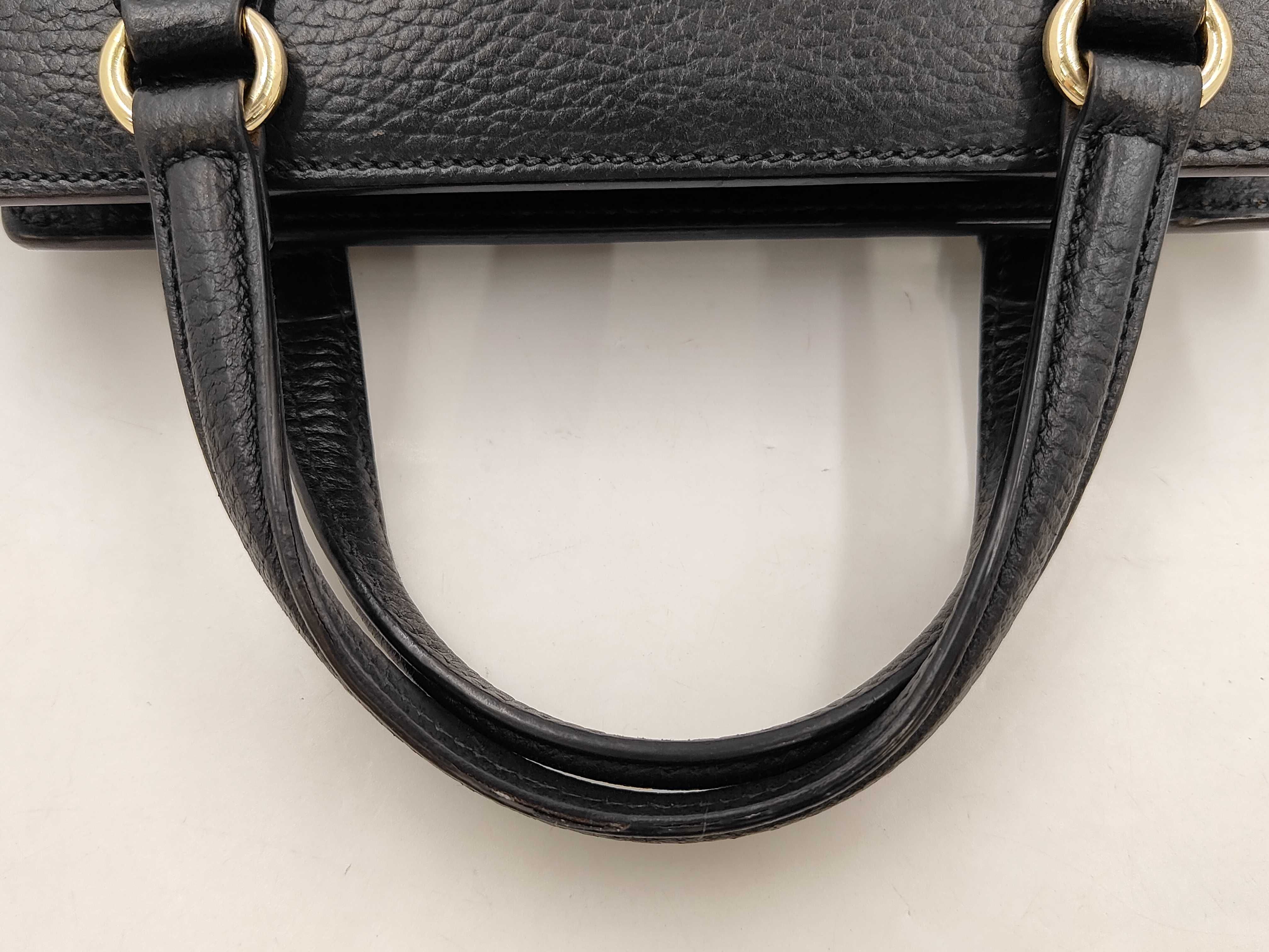 Soho Handbag, Black Leather, 607722 — view 5