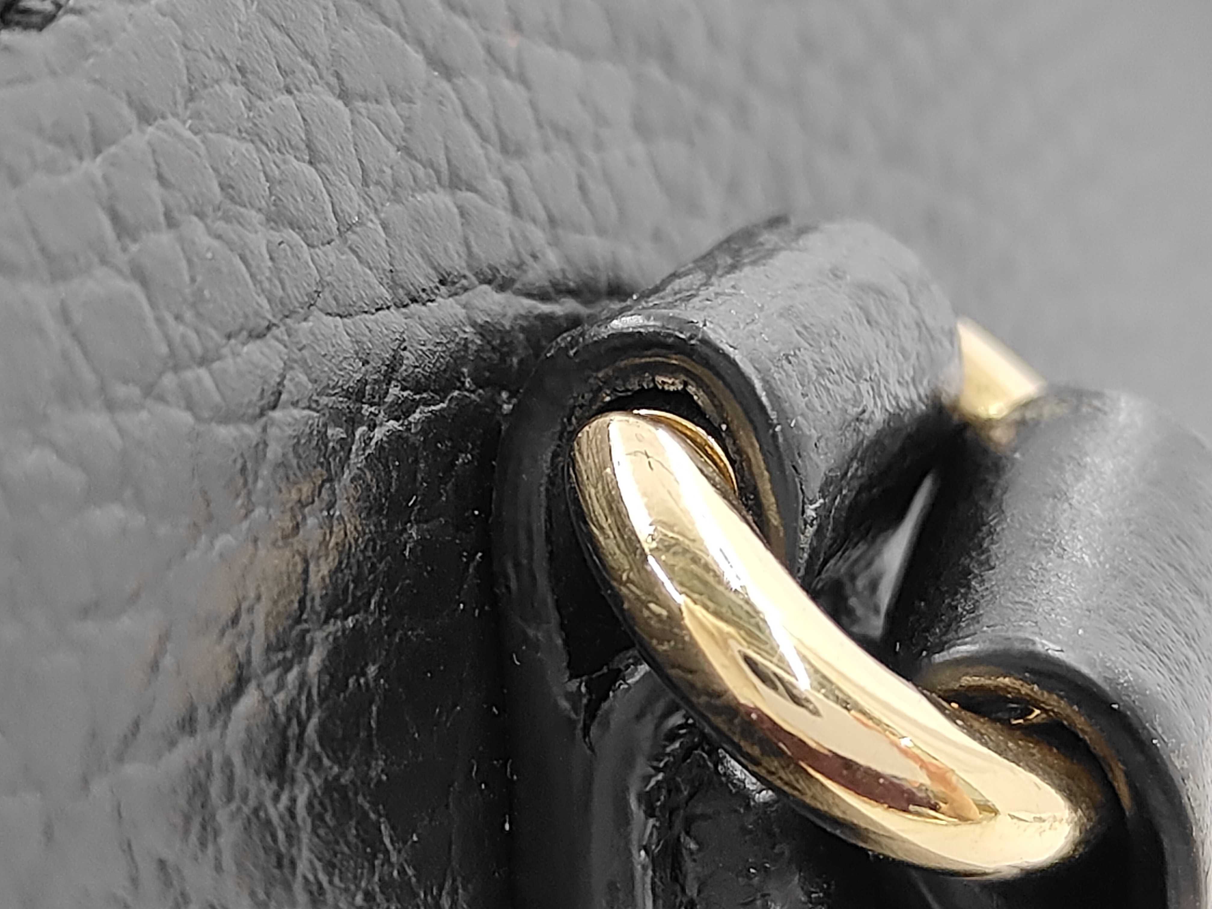 Soho Handbag, Black Leather, 607722 — view 8