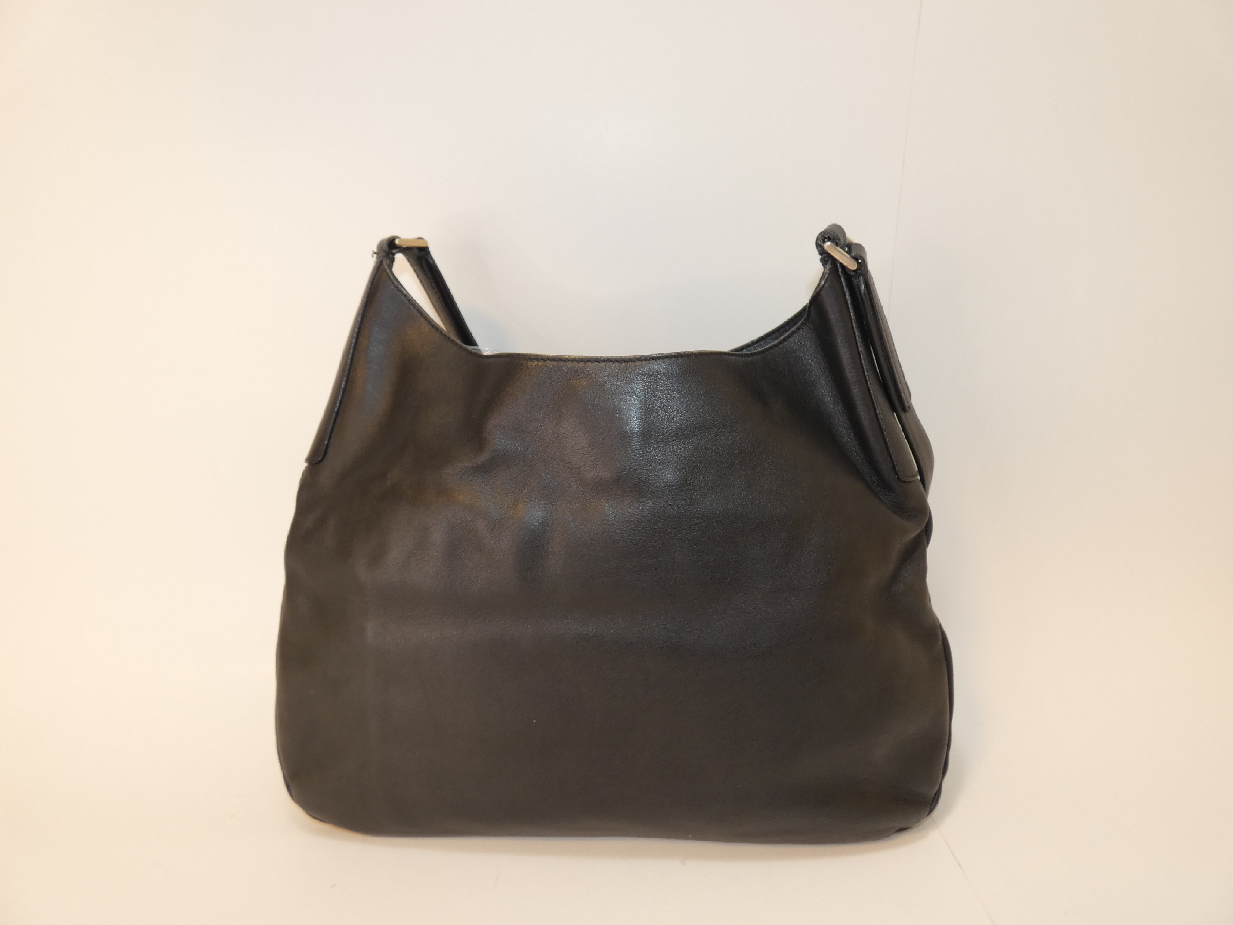 Leather Black Shoulder Bag — view 2