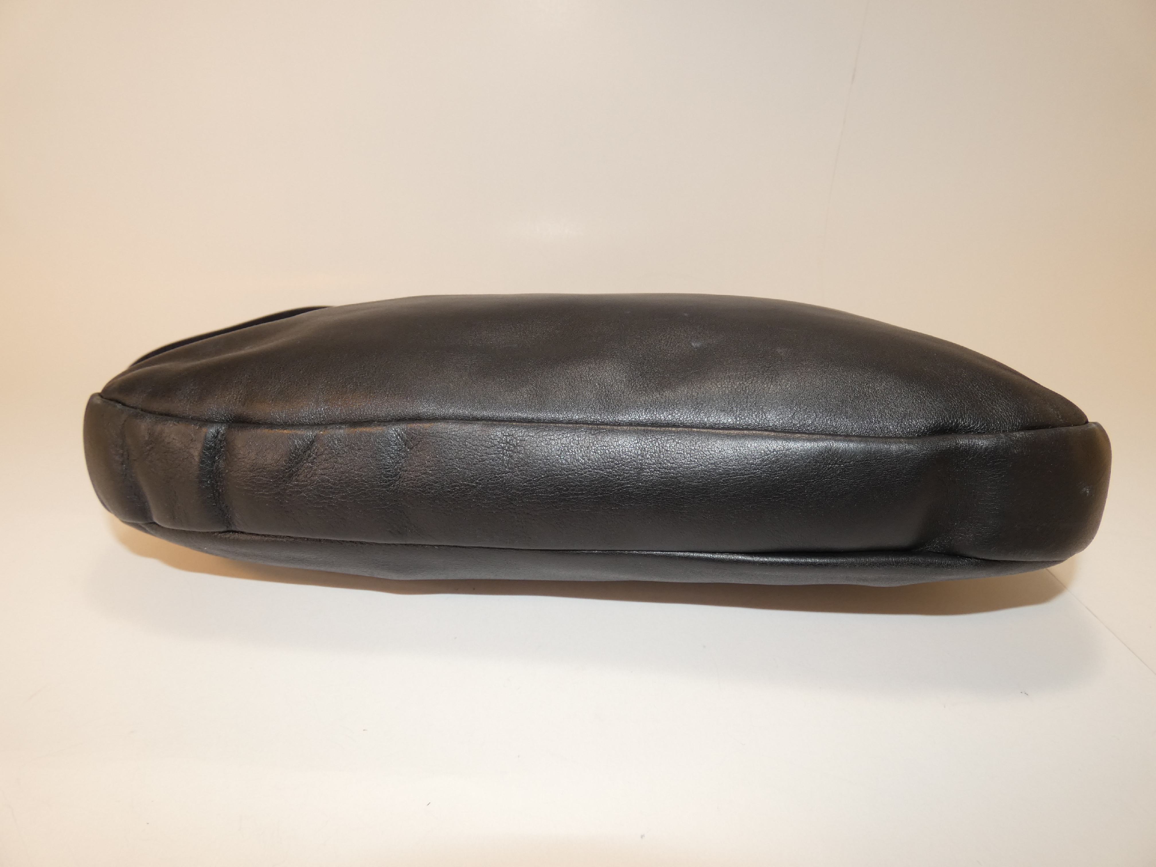 Leather Black Shoulder Bag — view 5