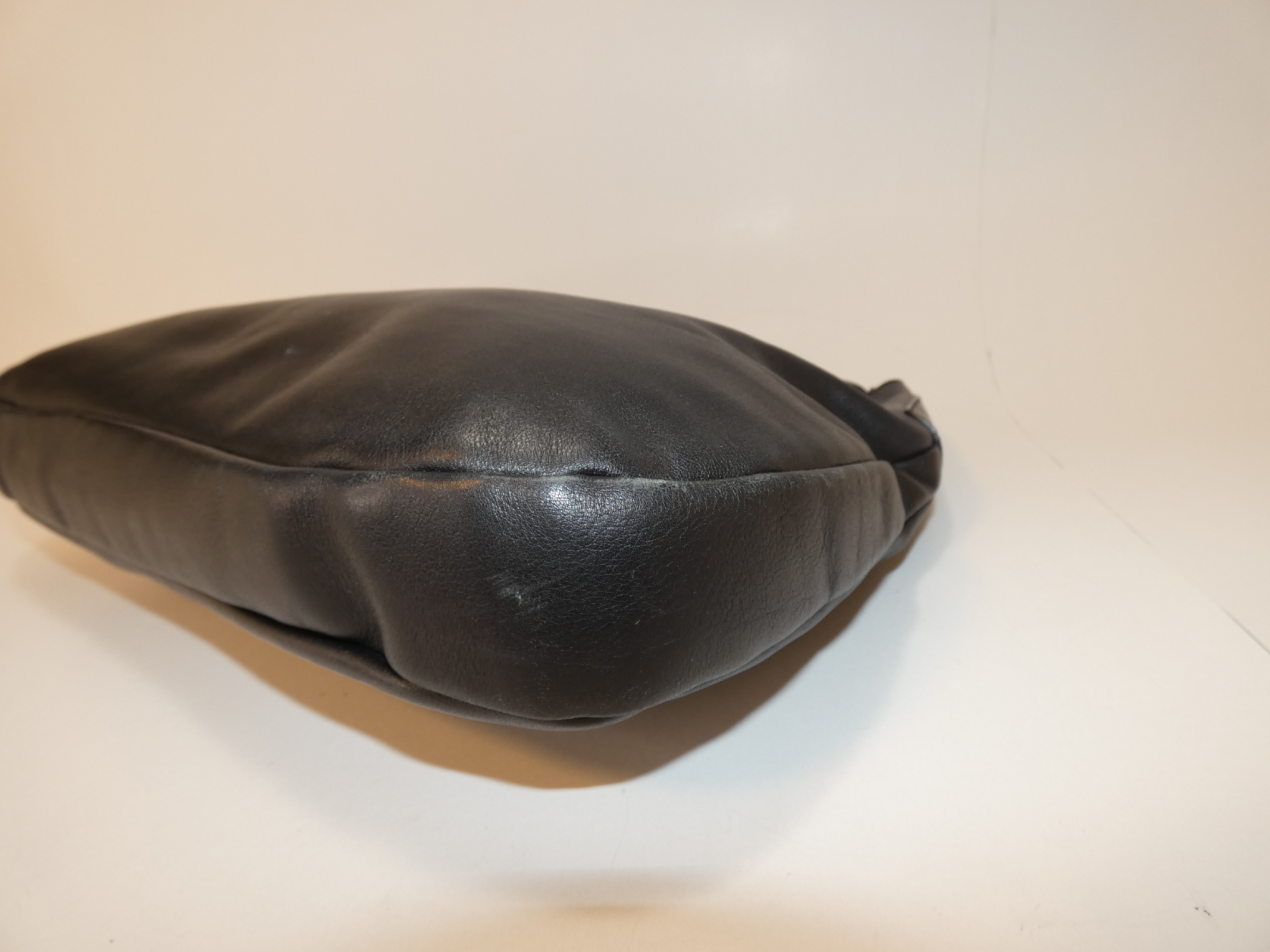 Leather Black Shoulder Bag — view 7