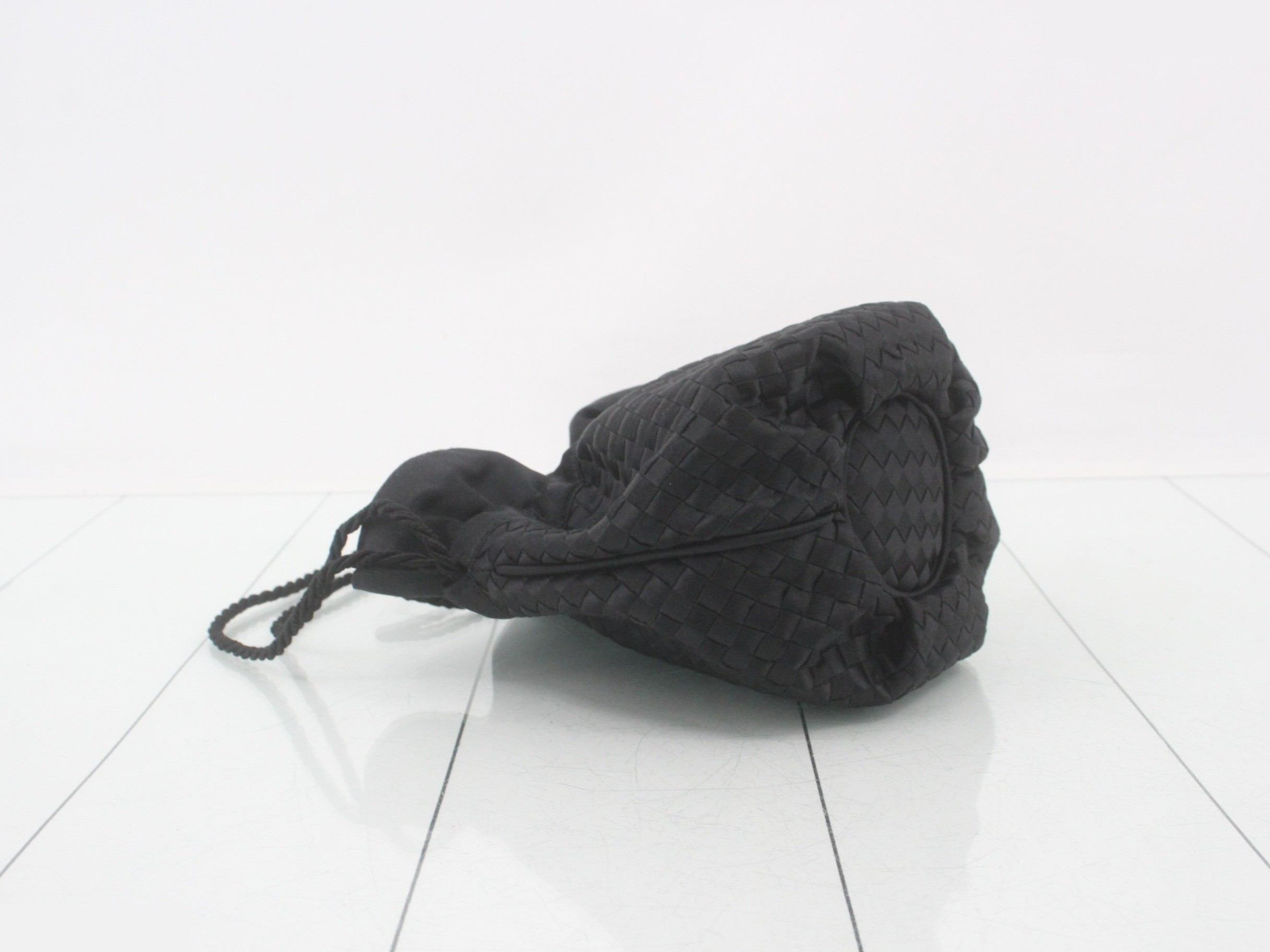 Satin drawstring intrecciato (bag) — view 5