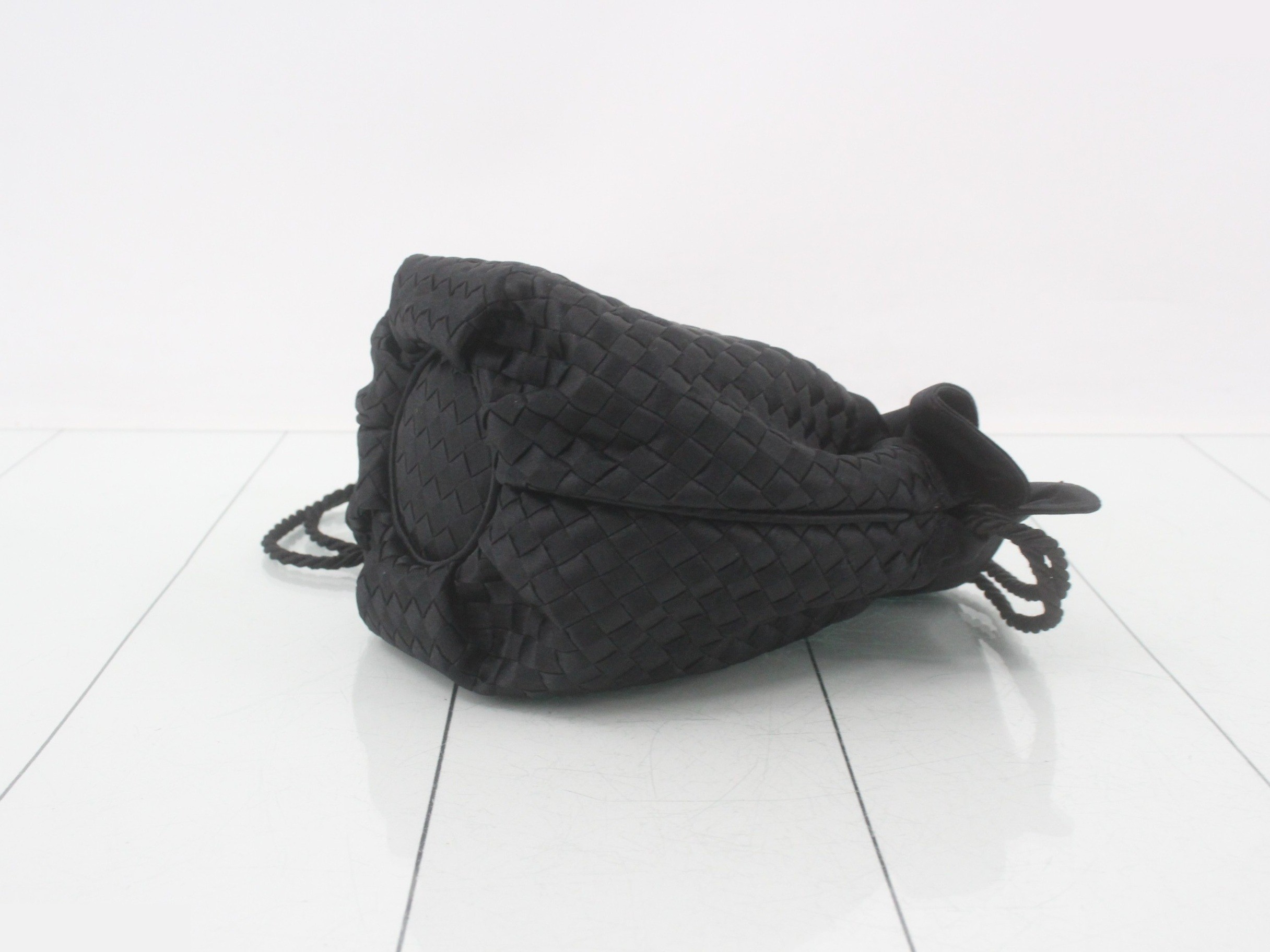 Satin drawstring intrecciato (bag) — view 6