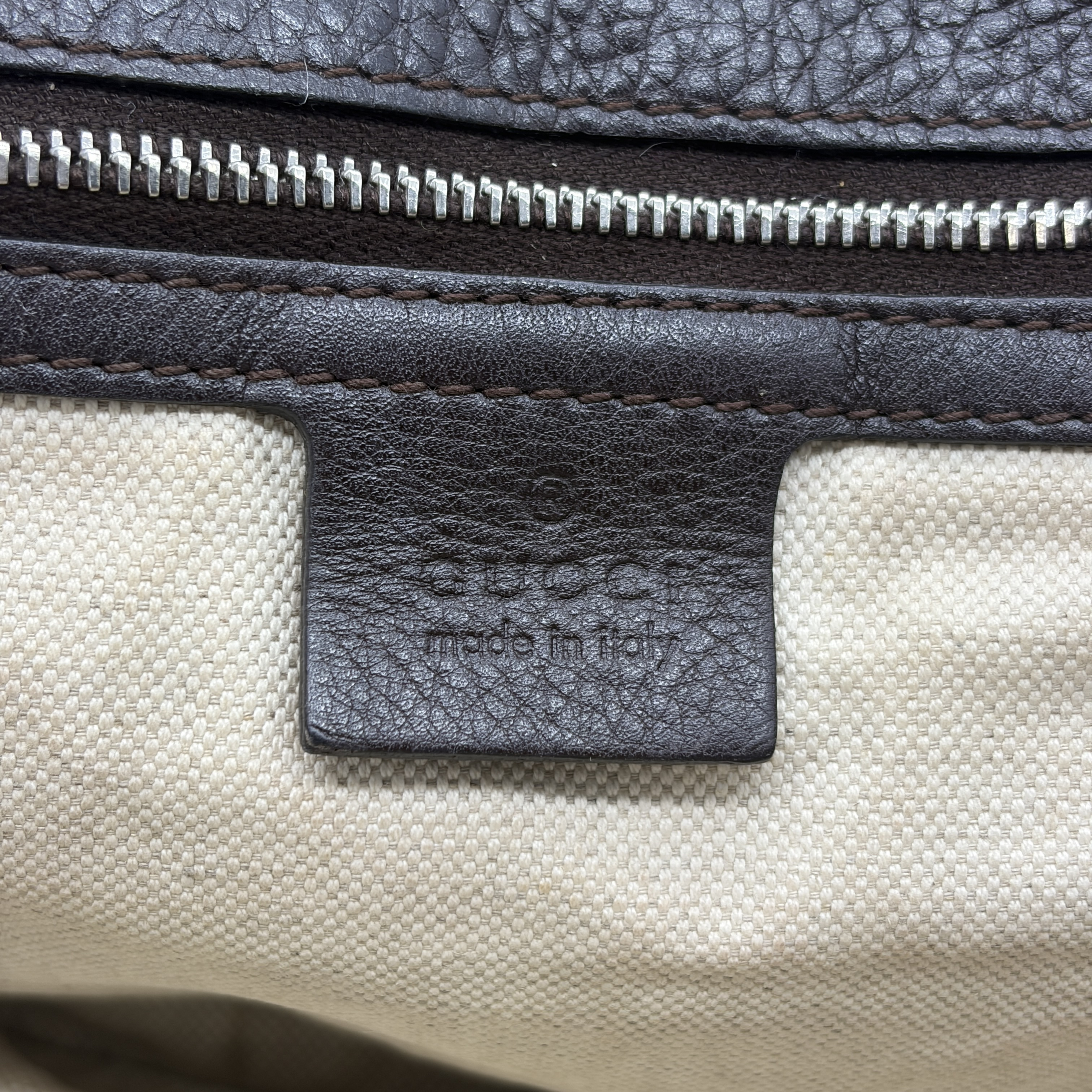 GG Canvas Bamboo Top Handle Bag Handbag — view 12