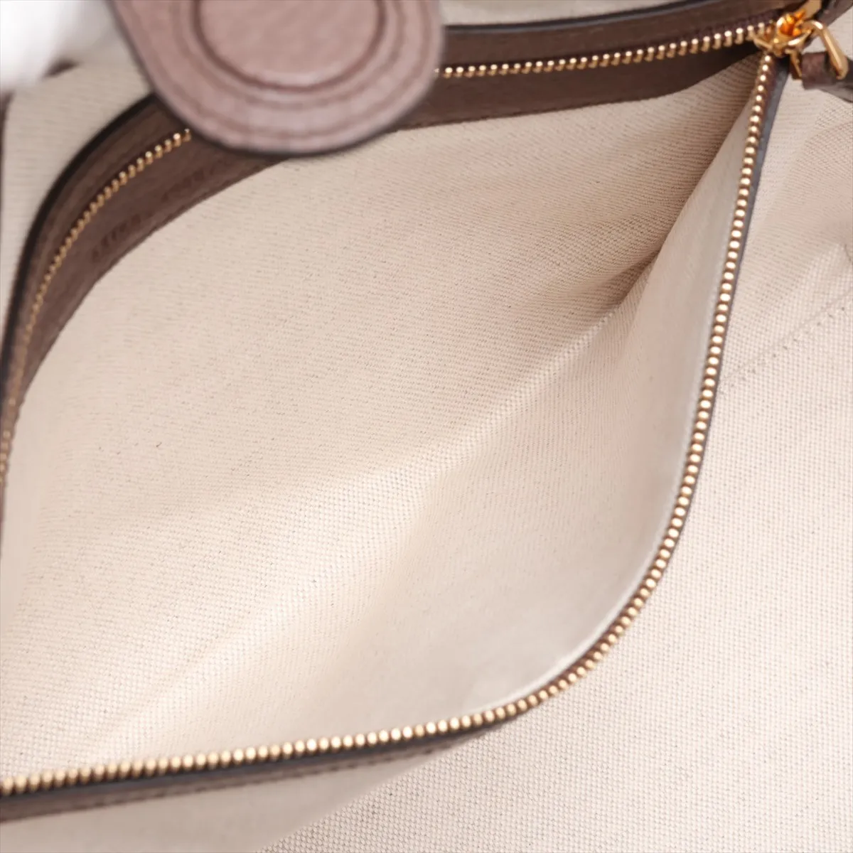Jumbo GG Canvas x Leather Tote Bag, Brown, 631685 — view 8
