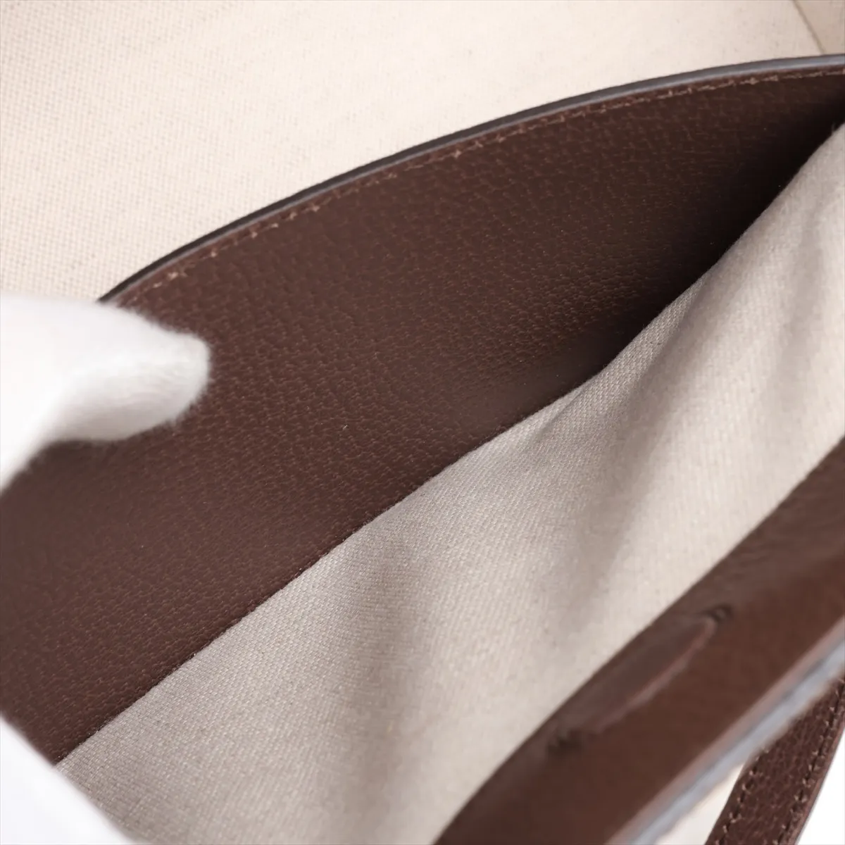 Jumbo GG Canvas x Leather Tote Bag, Brown, 631685 — view 9
