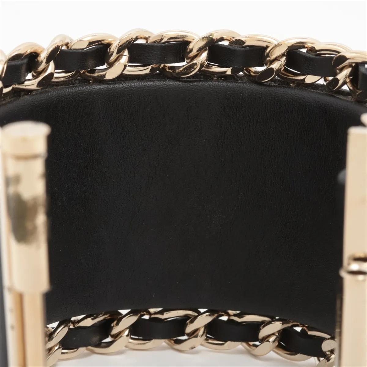 Cocomark B18B Bangle GP x Leather Black x Gold — view 4
