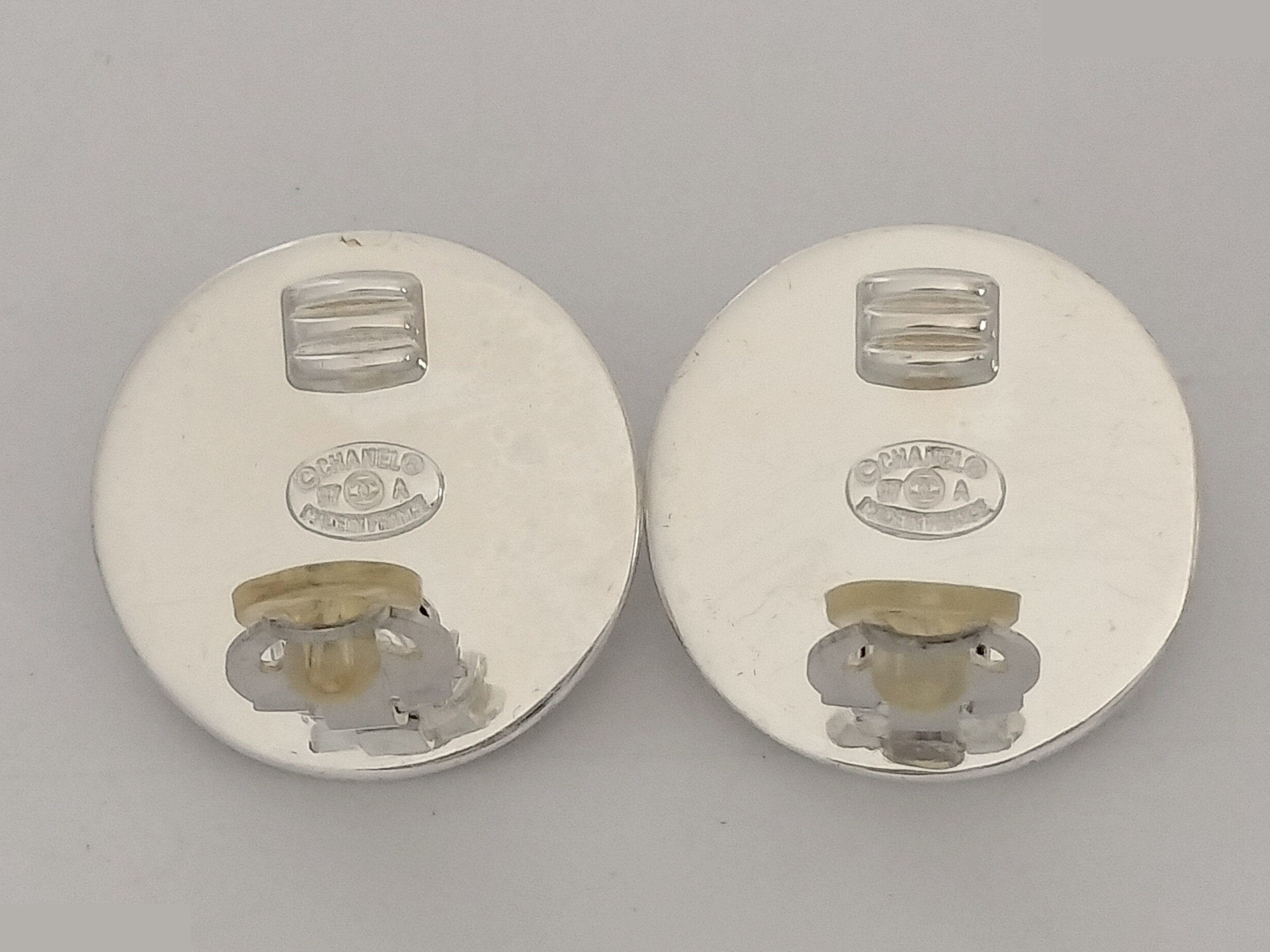 Coco Turnlock Silver Earrings — view 2