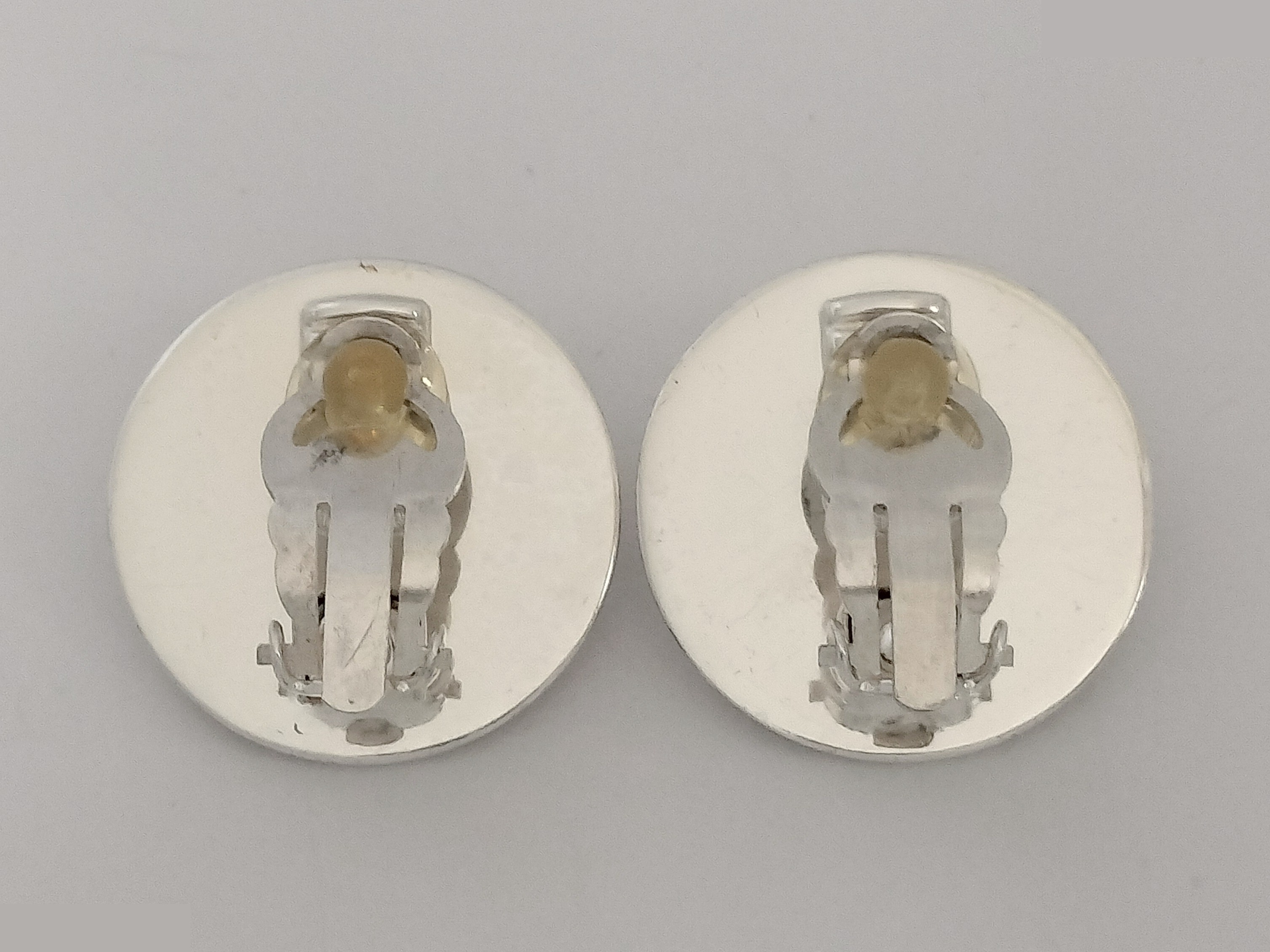 Coco Turnlock Silver Earrings — view 5