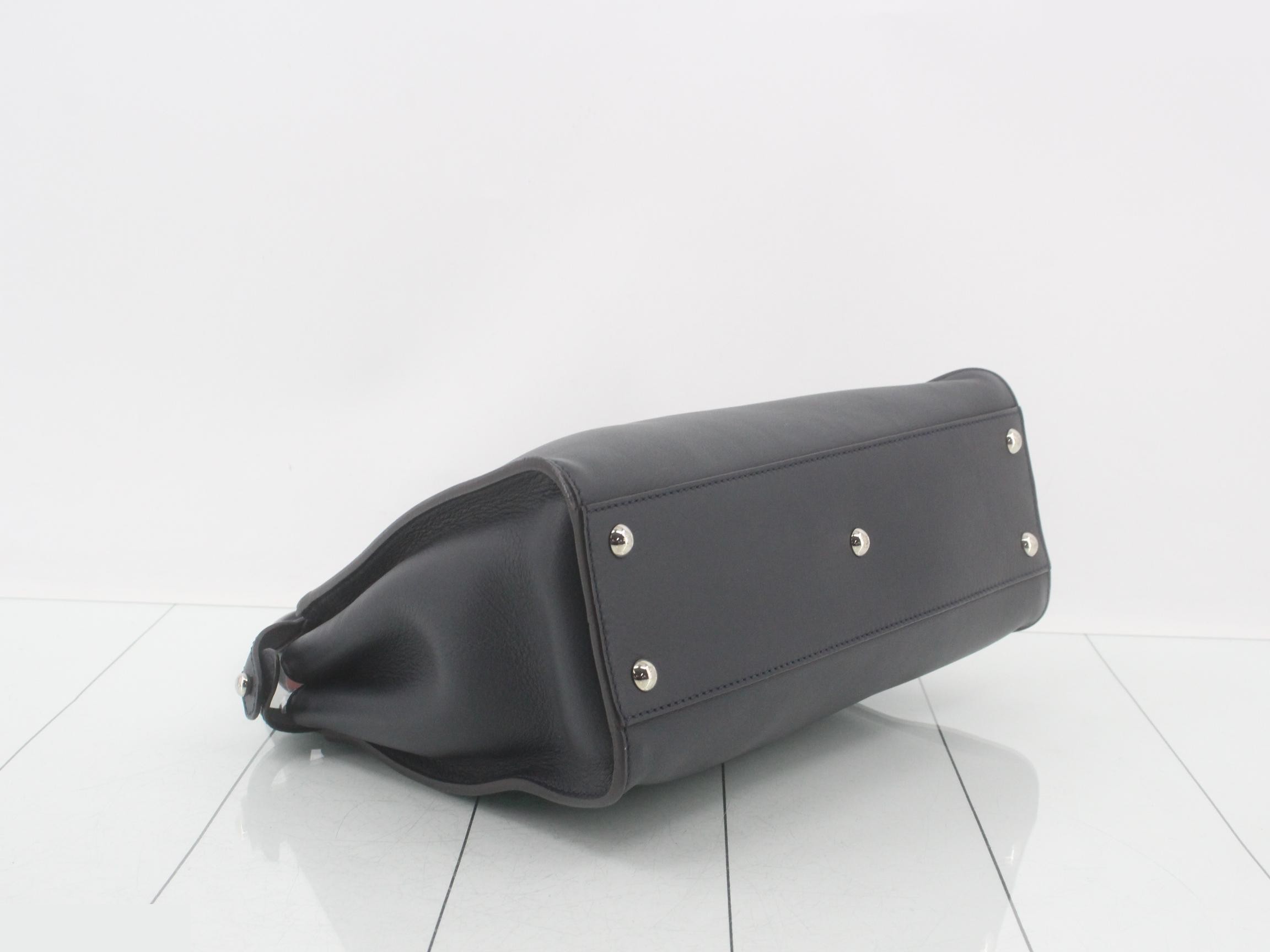 Peekaboo handbag, navy — view 5