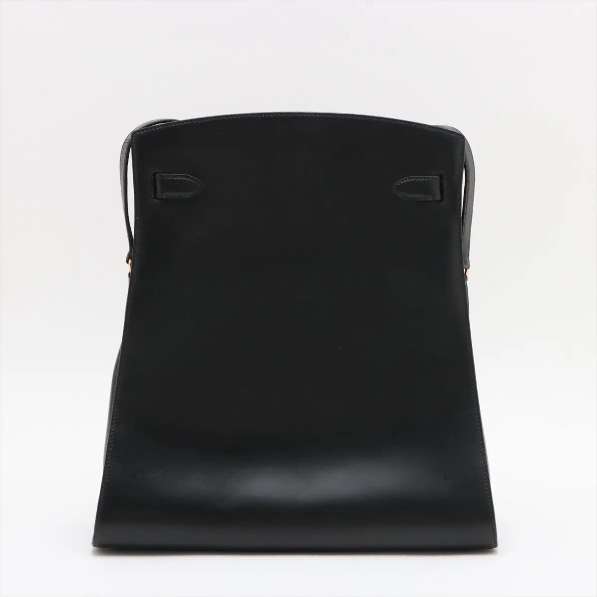 [Individually wrapped] Hermes Kelly Sports GM Box Calf Black Gold Hardware S:1989 — view 2