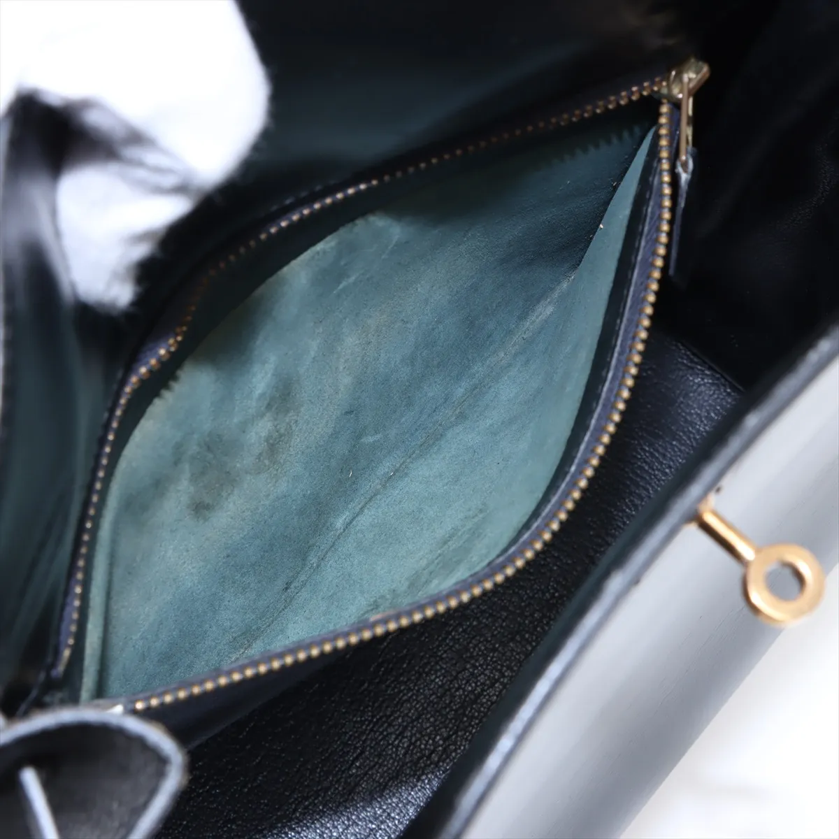 [Individually wrapped] Hermes Kelly Sports GM Box Calf Black Gold Hardware S:1989 — view 7
