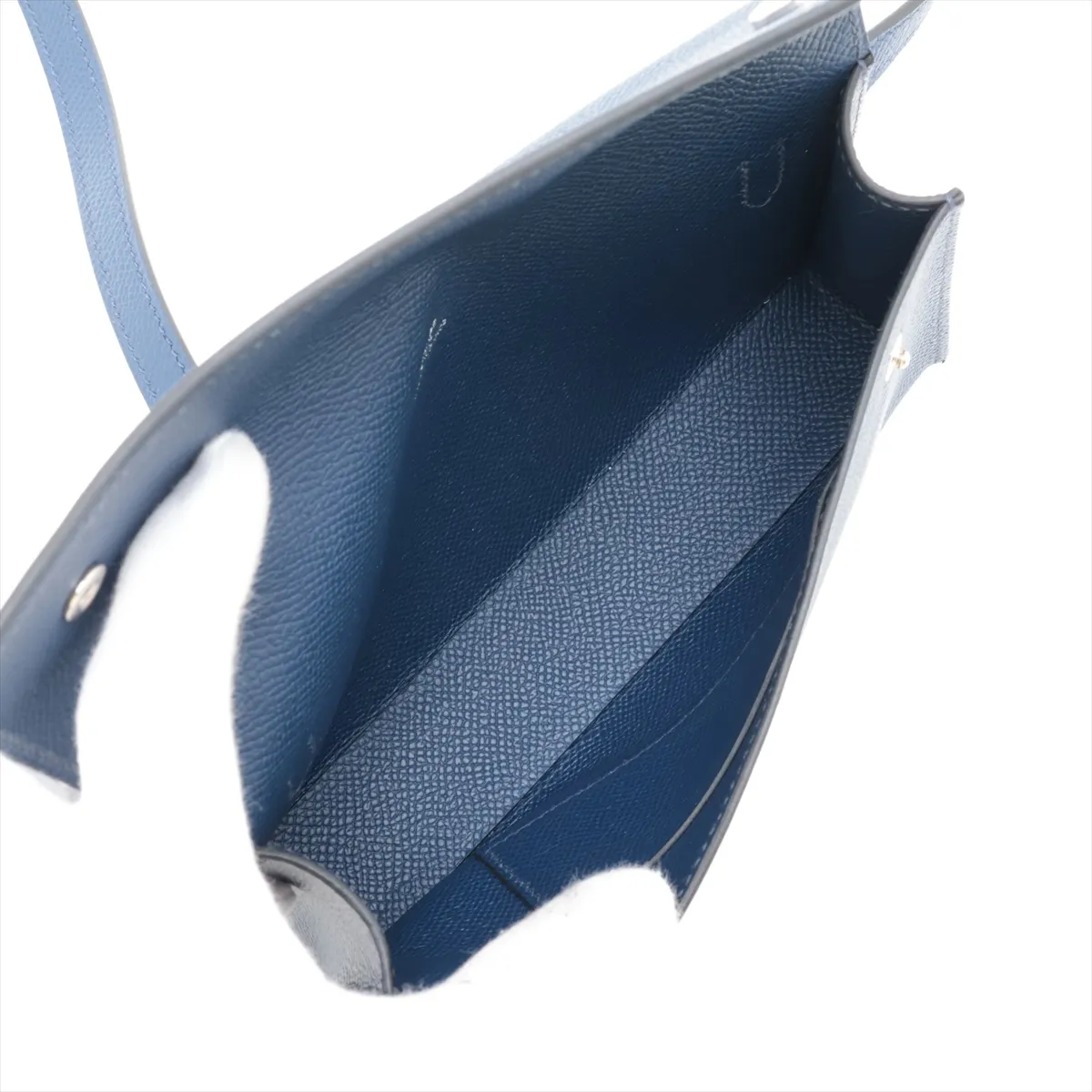 Snap To Go, Veau Epsom, Blue Navy, Silver Hardware, B: 2023 — view 6
