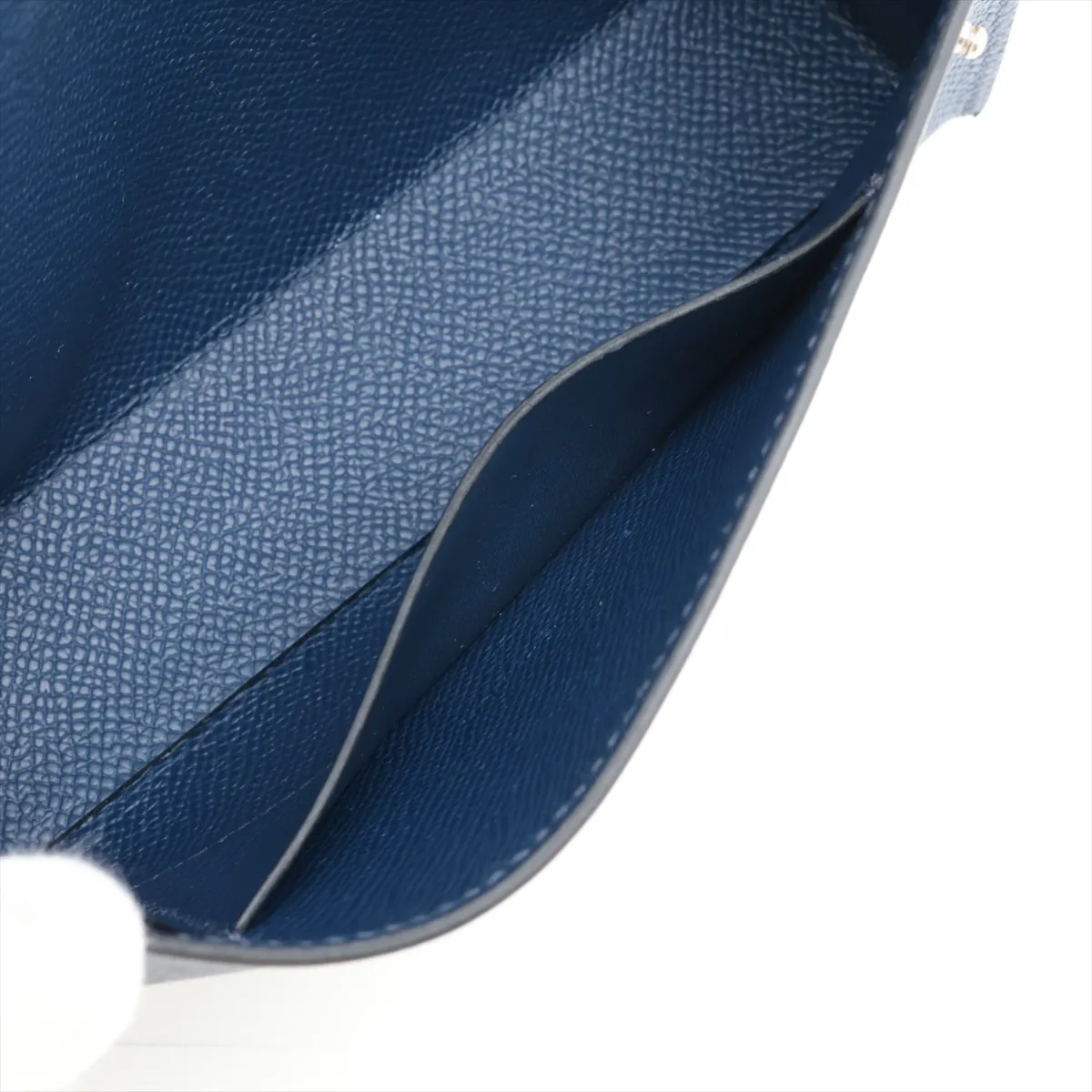 Snap To Go, Veau Epsom, Blue Navy, Silver Hardware, B: 2023 — view 7