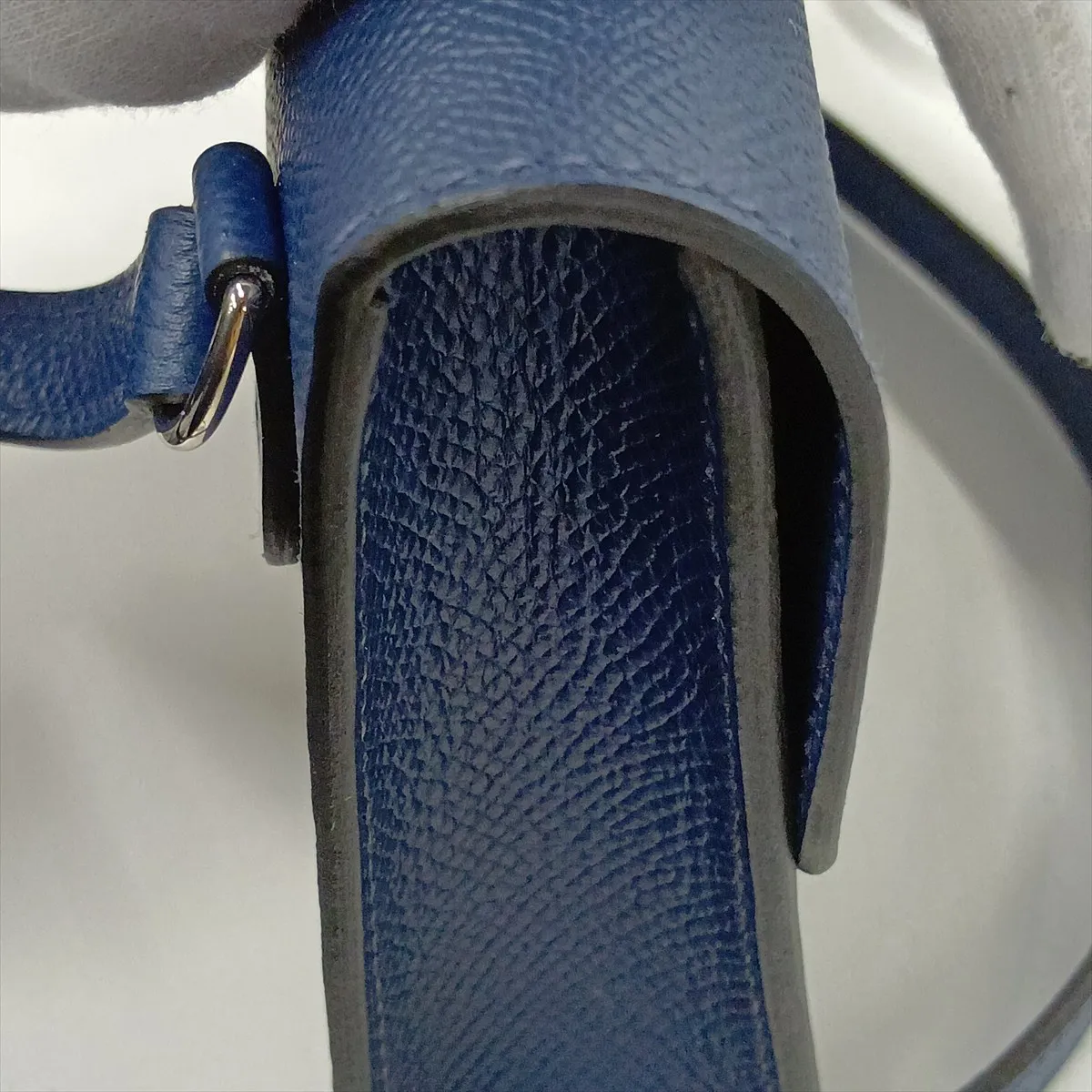 Snap To Go, Veau Epsom, Blue Navy, Silver Hardware, B: 2023 — view 10