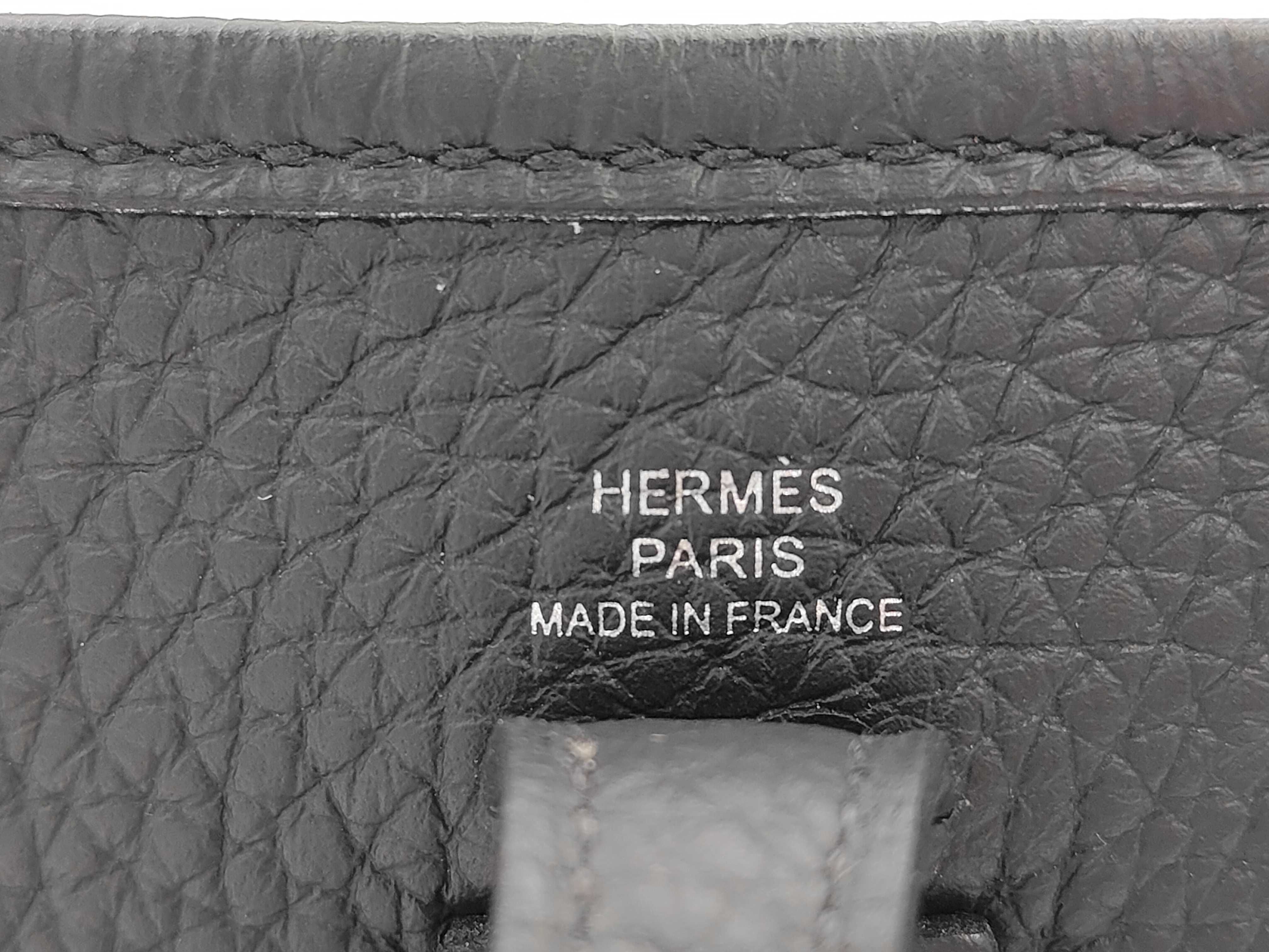 Evelyne 16 TPM Amazon Taurillon Leather Black Silver Hardware K Stamp Shoulder Bag — view 8