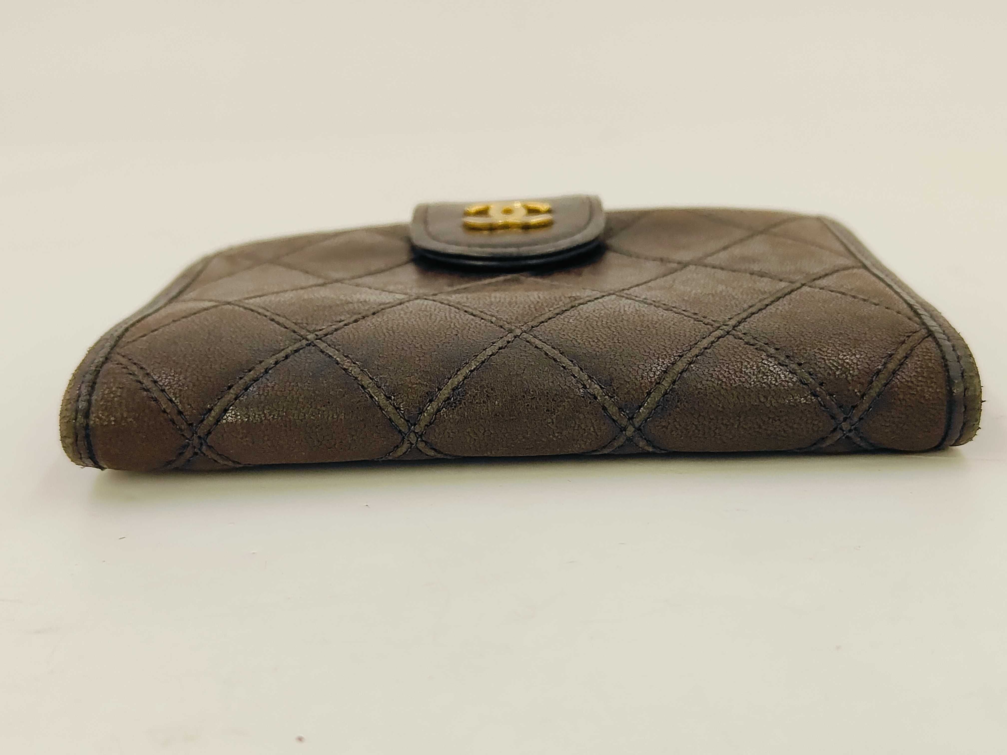 Bicolore Coco Mark Black Wallet — view 3