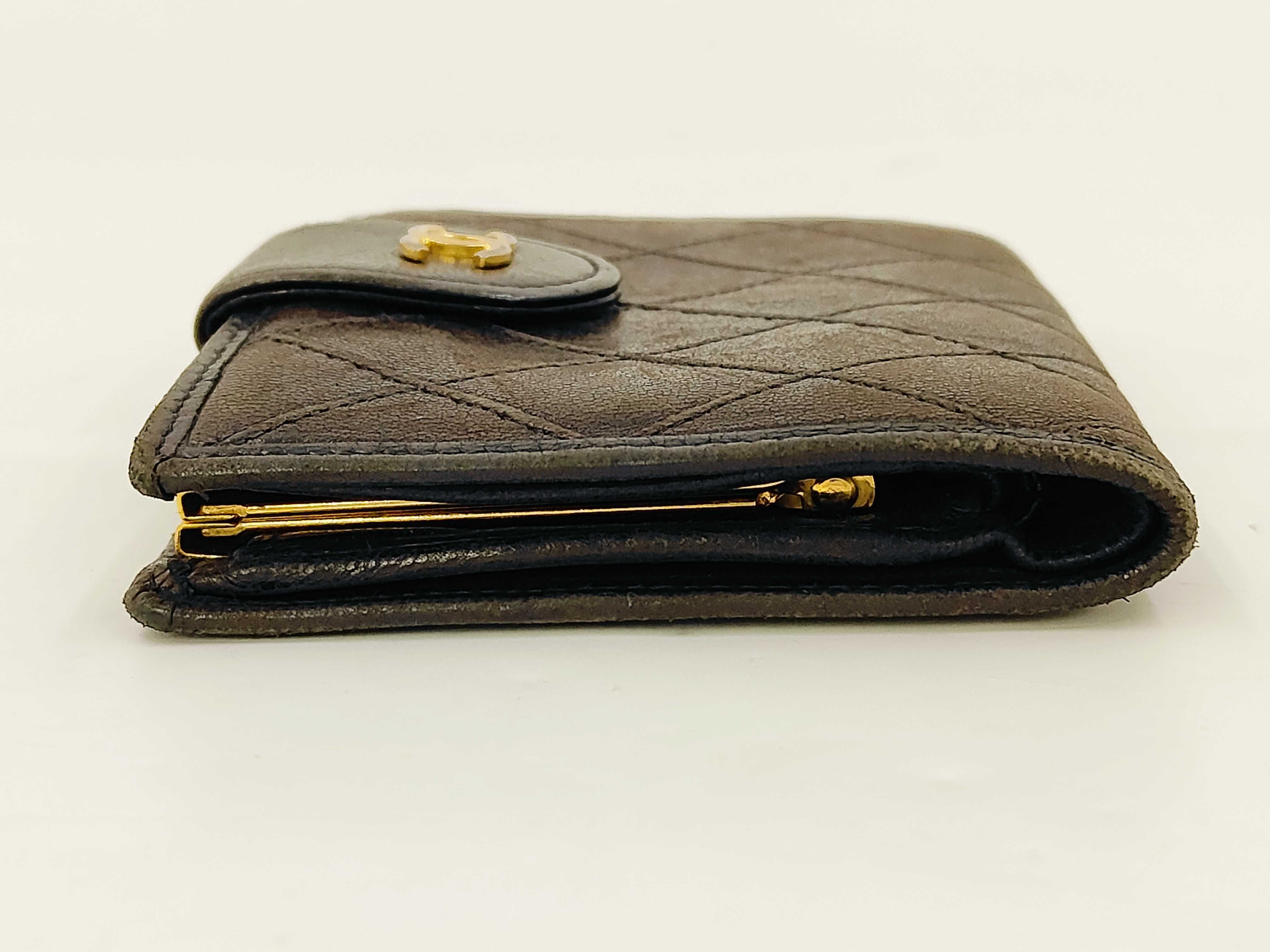 Bicolore Coco Mark Black Wallet — view 6