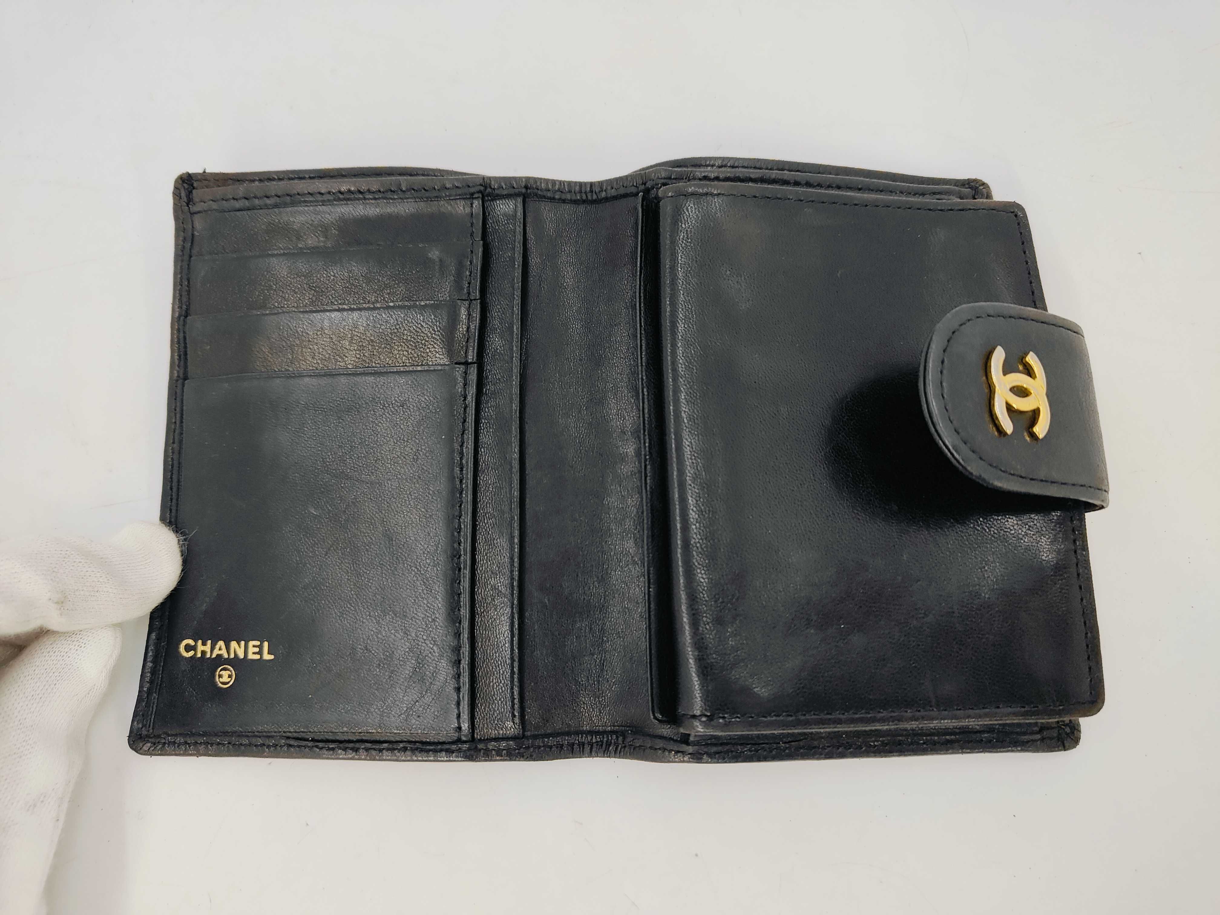Bicolore Coco Mark Black Wallet — view 8