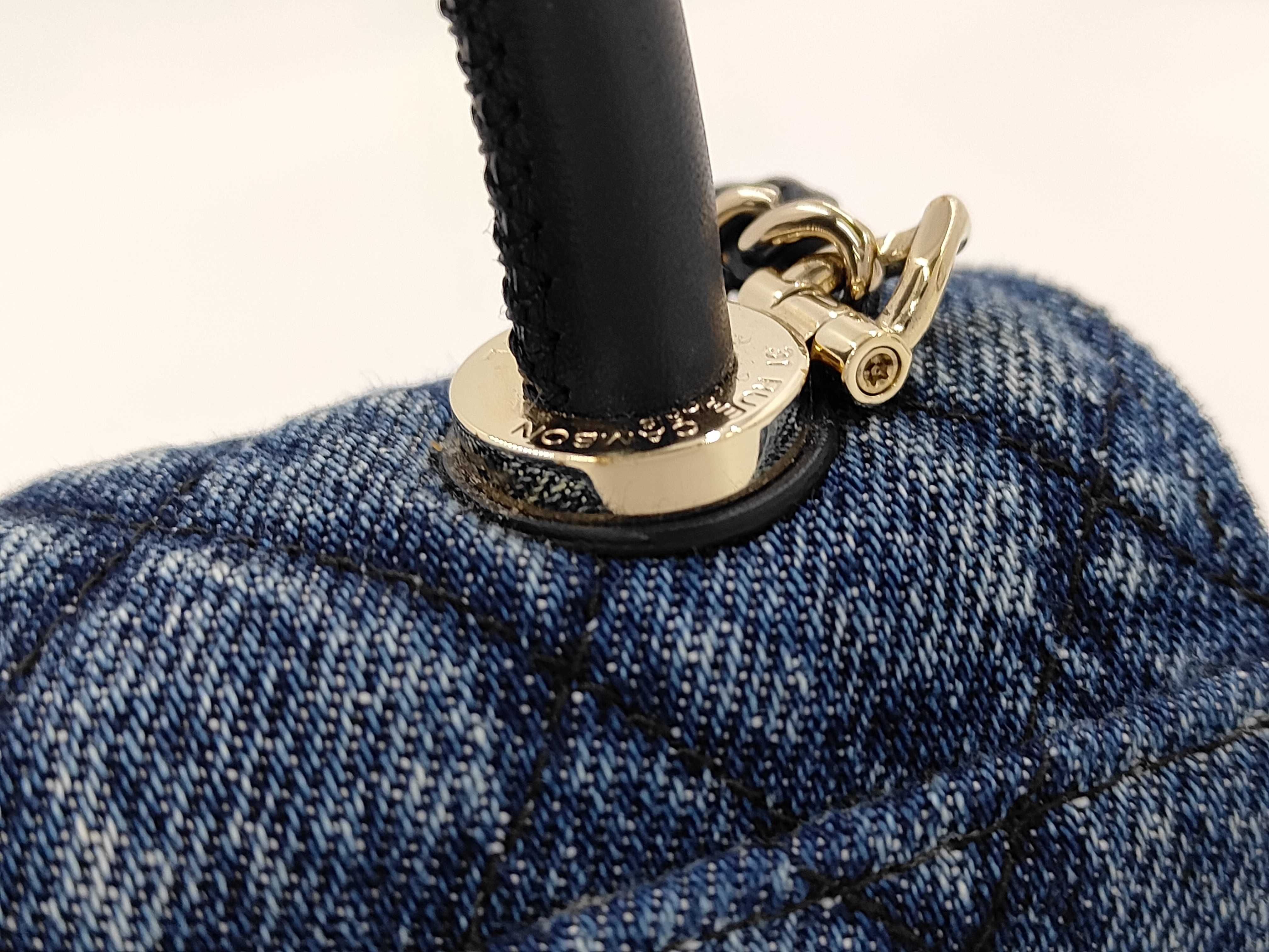 Coco Handle Mini Denim 2-Way Handbag (Random Serial Number) — view 3