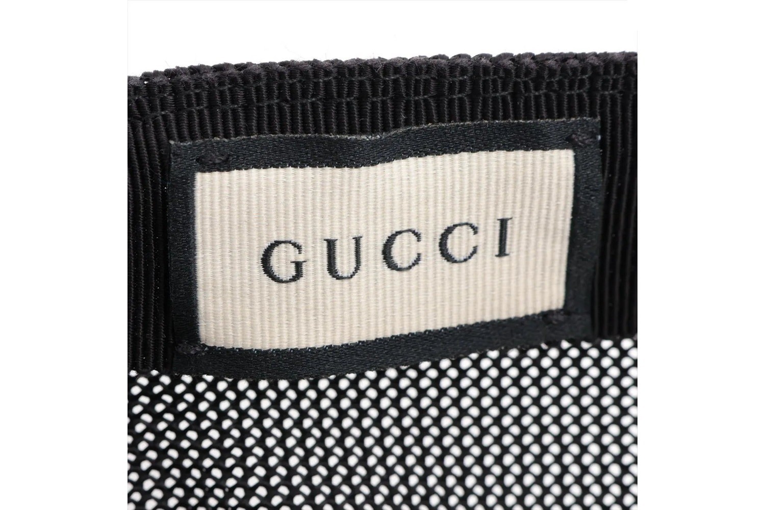 GG Nylon Baseball Cap, Black — view 5