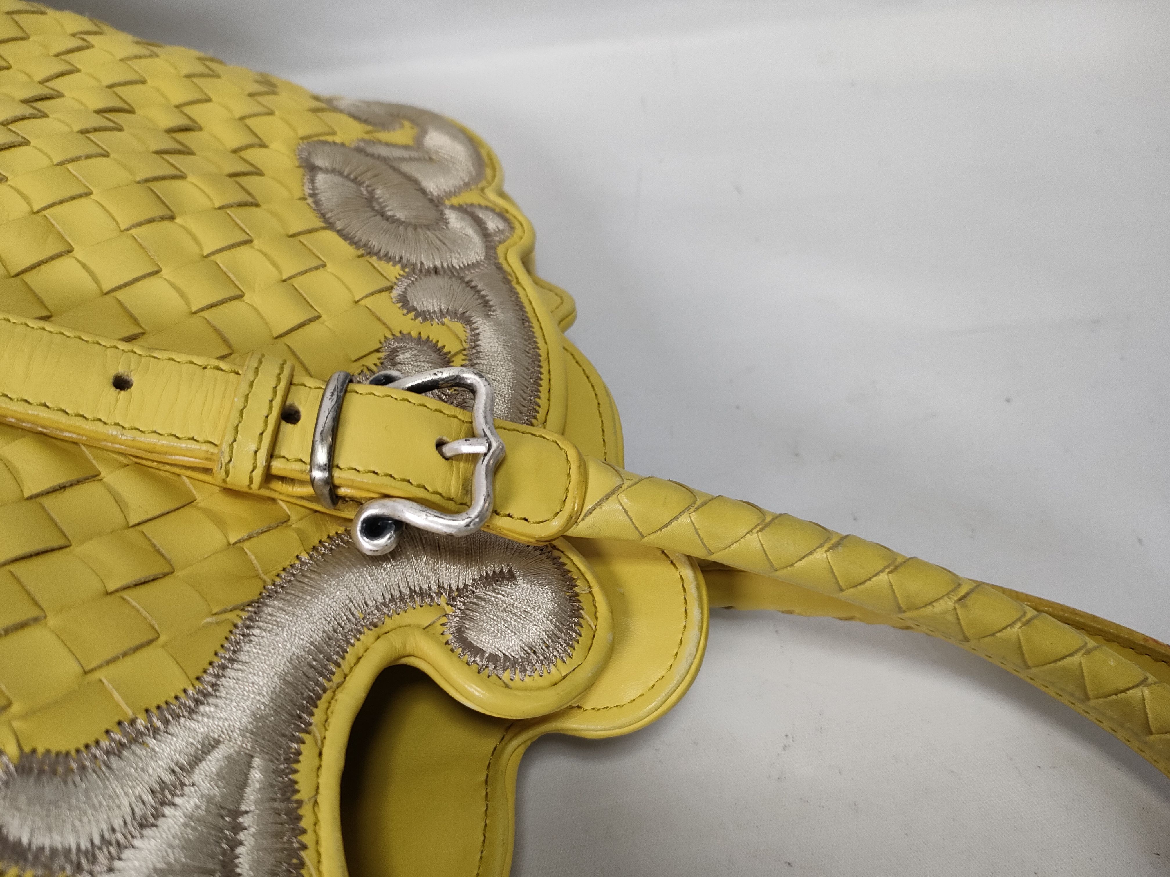 Intrecciato Embroidered Limited Edition Leather Tote Bag — view 5