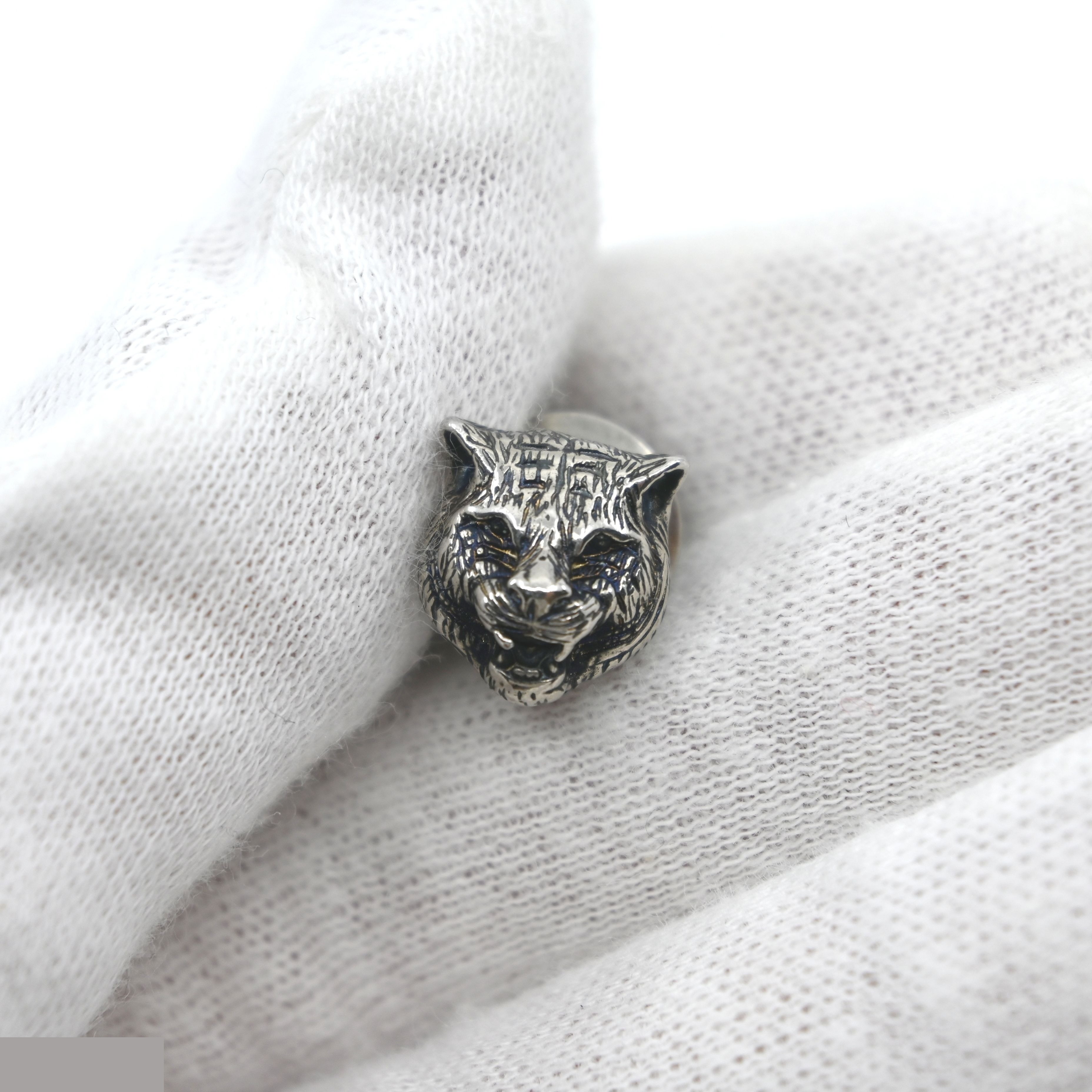 Lapel pin, animal head, 925g / 3.8g — view 3