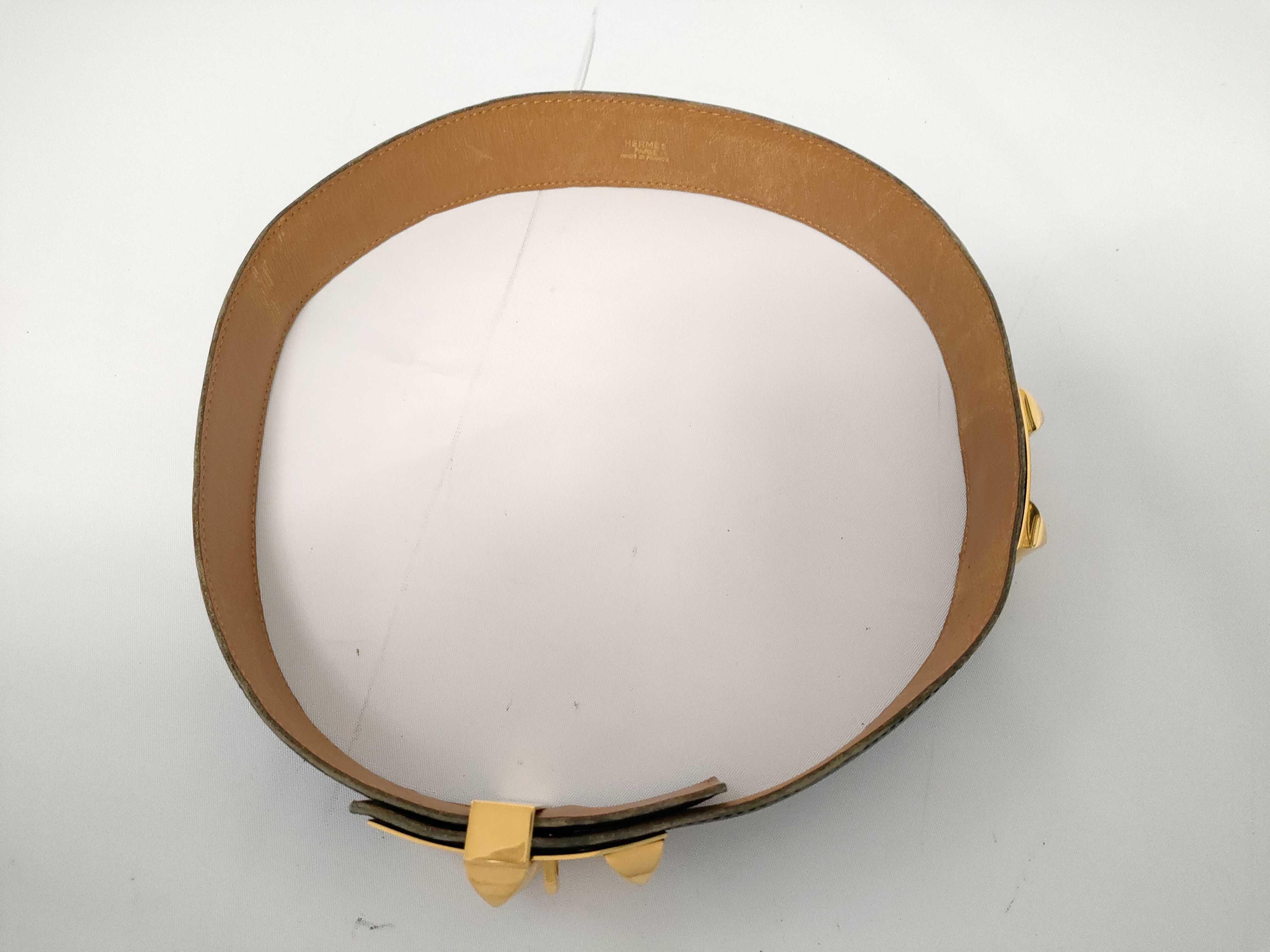Collier de Chien Belt, Black x Gold — view 2