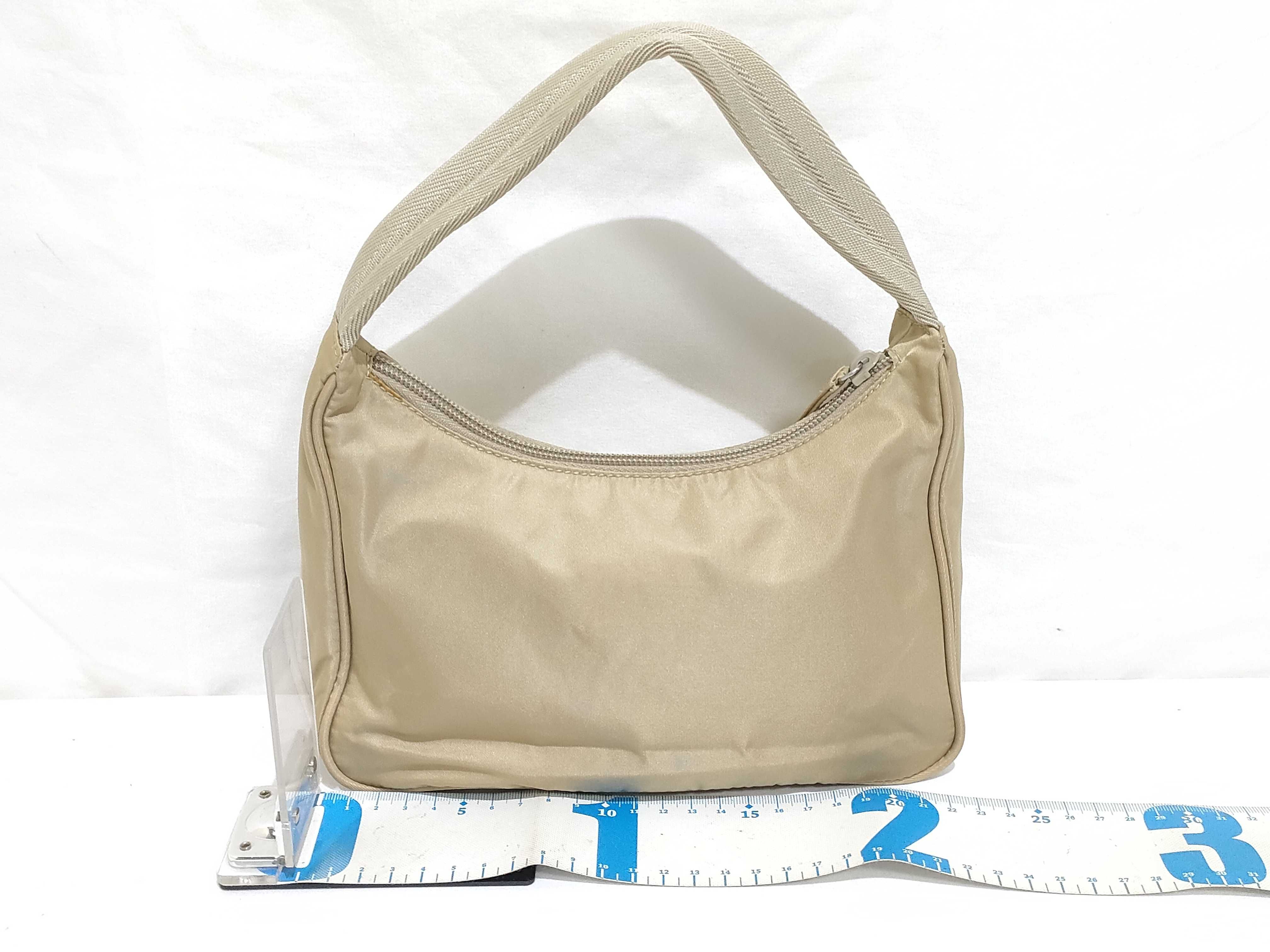Nylon Prada Tessuto Nylon Handbag Beige MV515 Handbag — view 2