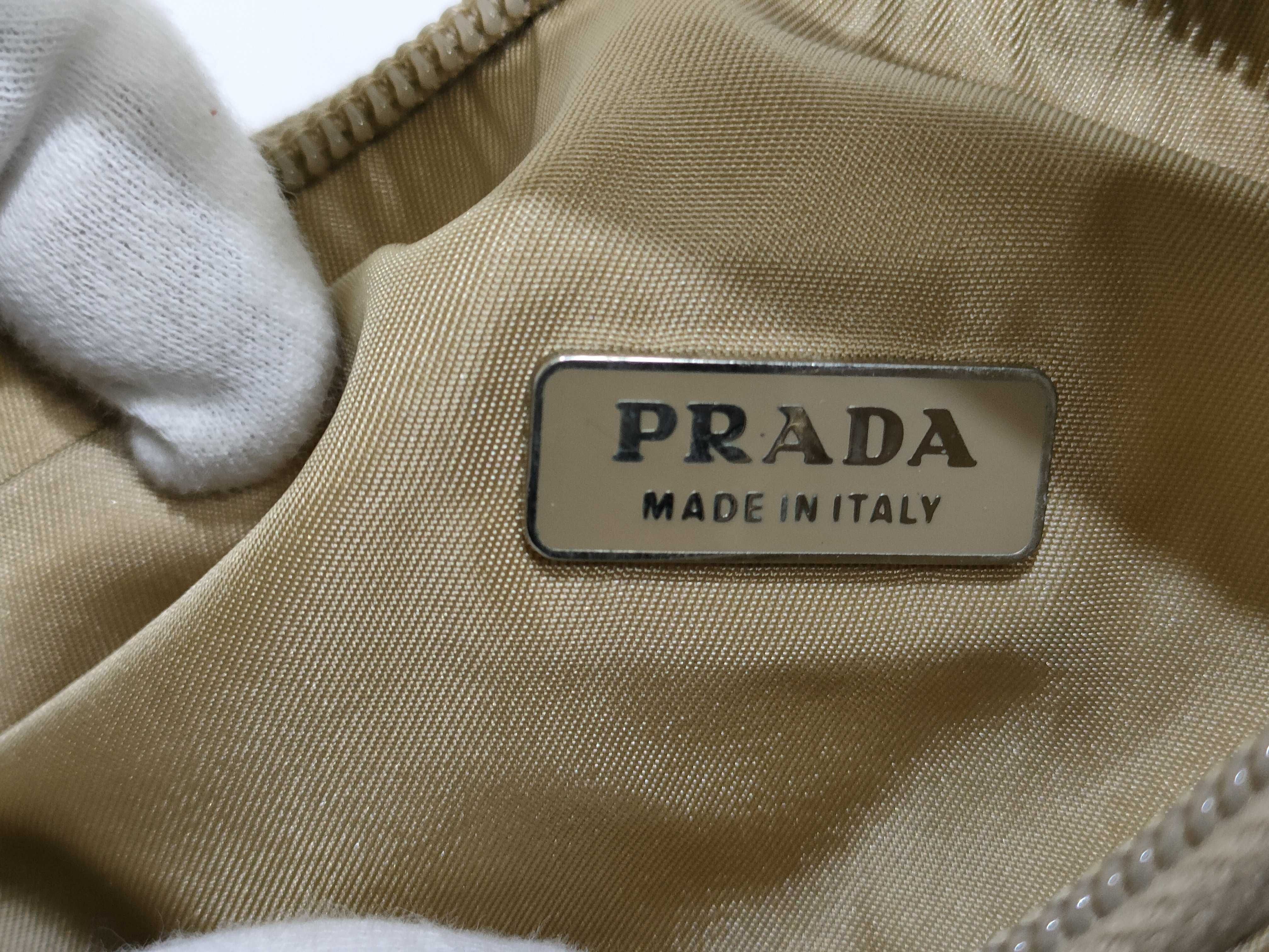 Nylon Prada Tessuto Nylon Handbag Beige MV515 Handbag — view 11