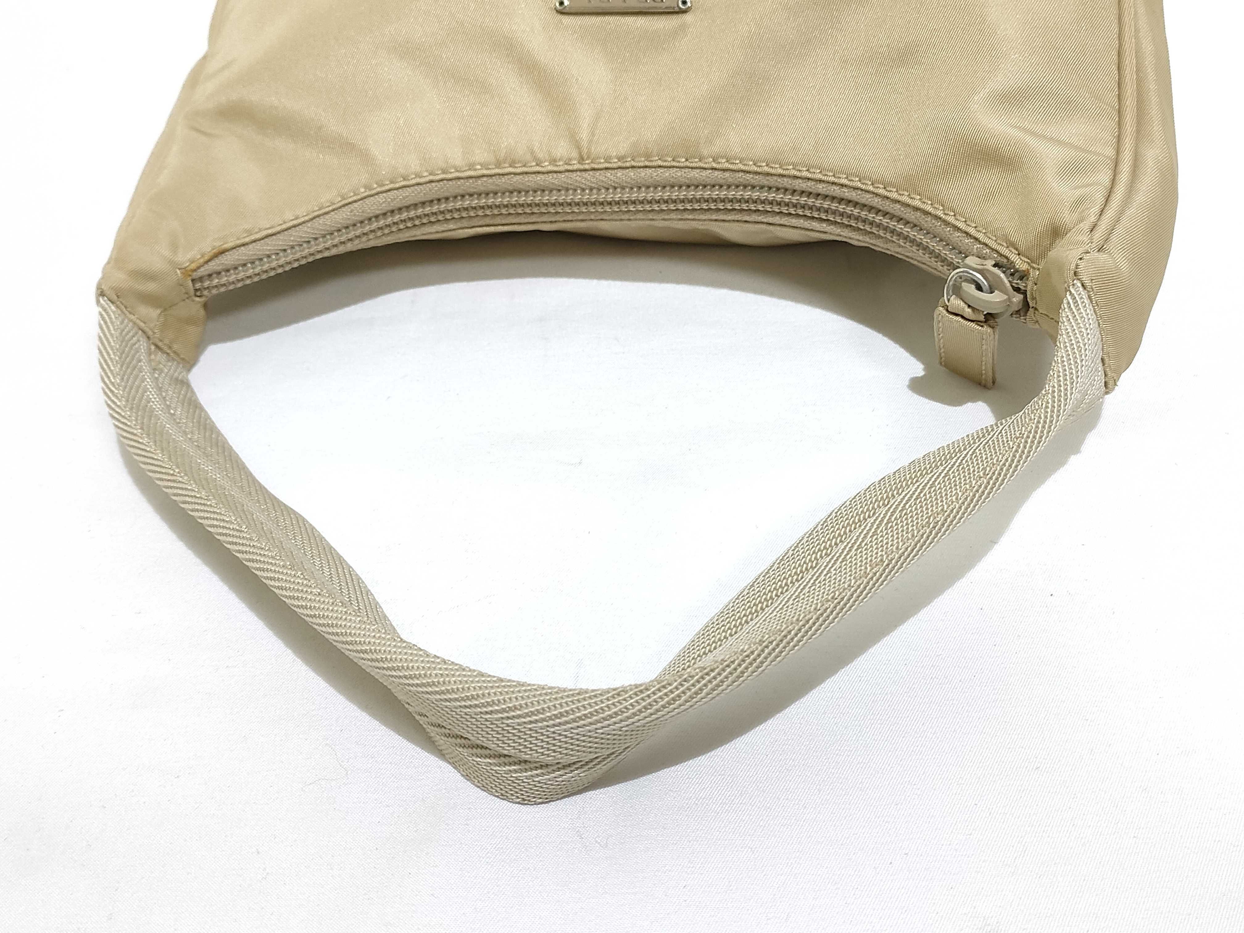 Nylon Prada Tessuto Nylon Handbag Beige MV515 Handbag — view 3