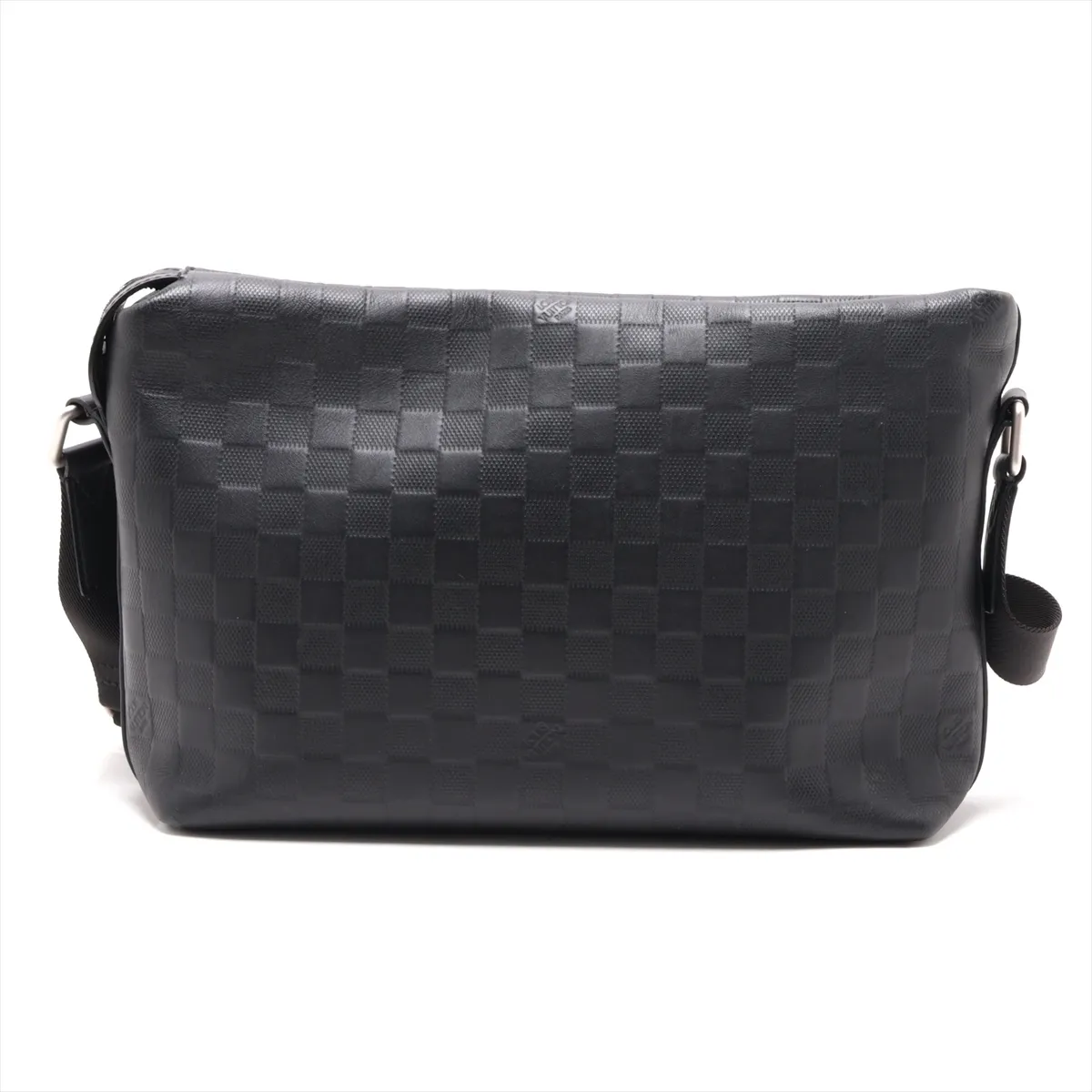 Damier Infini Discovery Messenger PM N42415 CA3189 Black — view 2