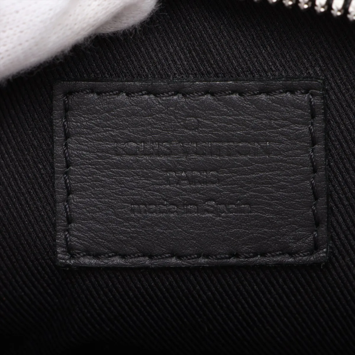 Damier Infini Discovery Messenger PM N42415 CA3189 Black — view 11