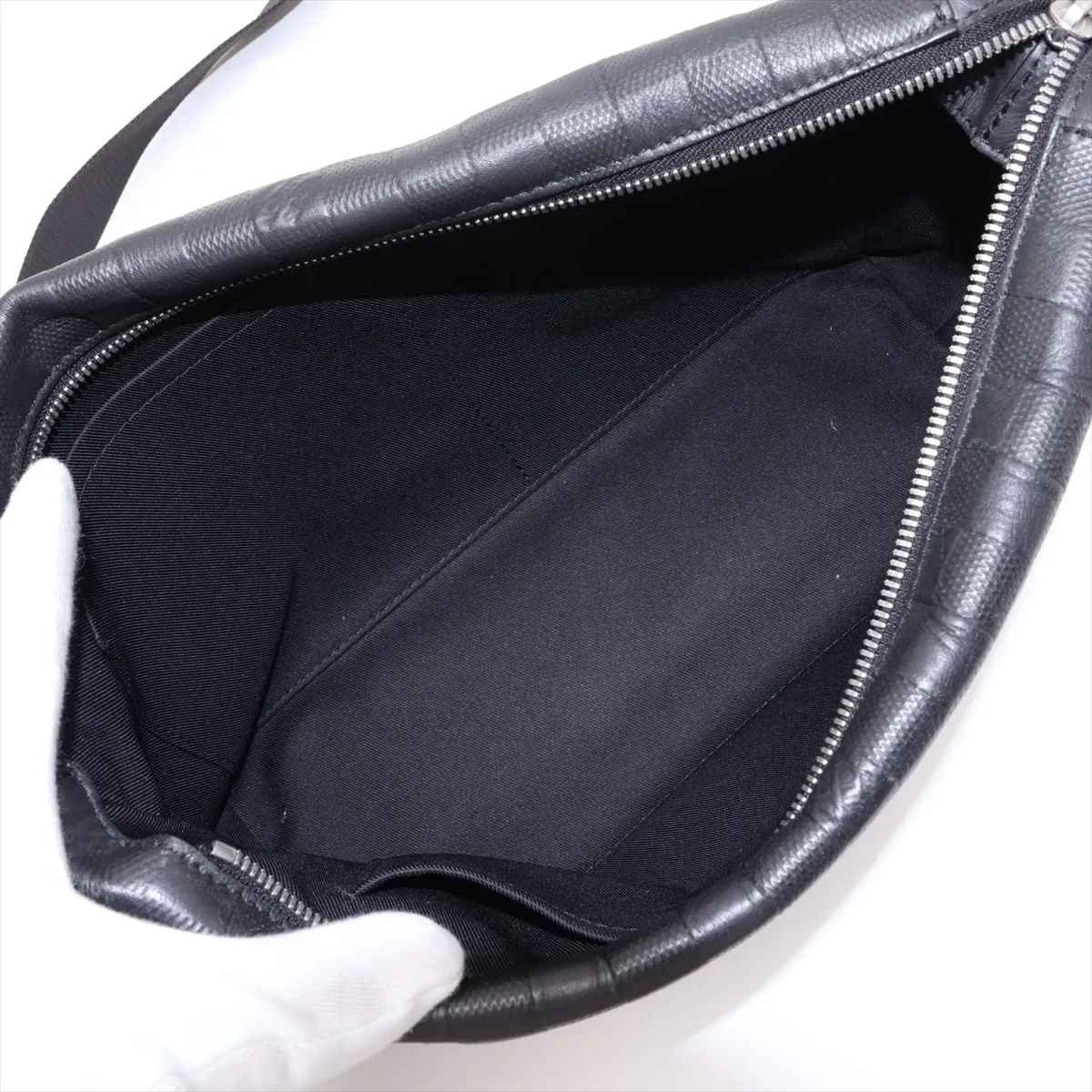 Damier Infini Discovery Messenger PM N42415 CA3189 Black — view 6