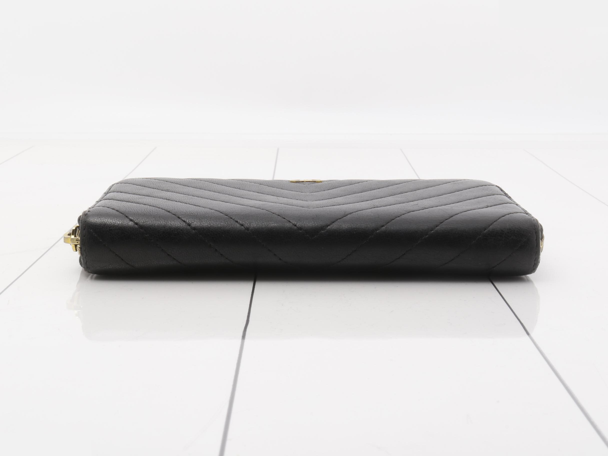 V-stitch Zippy Wallet (Long Wallet) — view 3