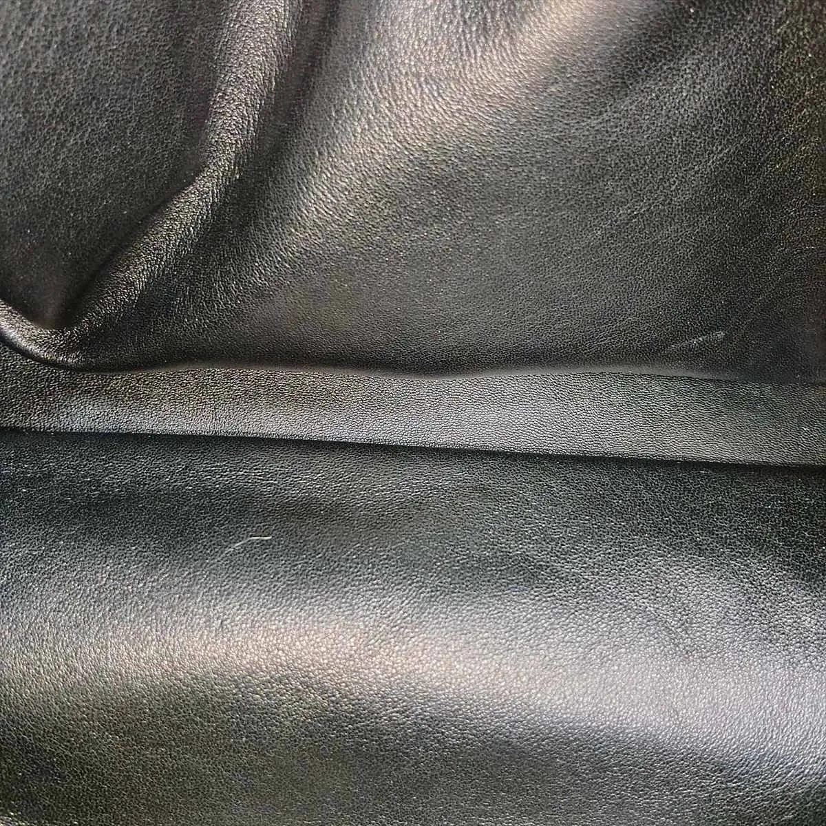 756269 Leather Tote Bag, Black — view 12