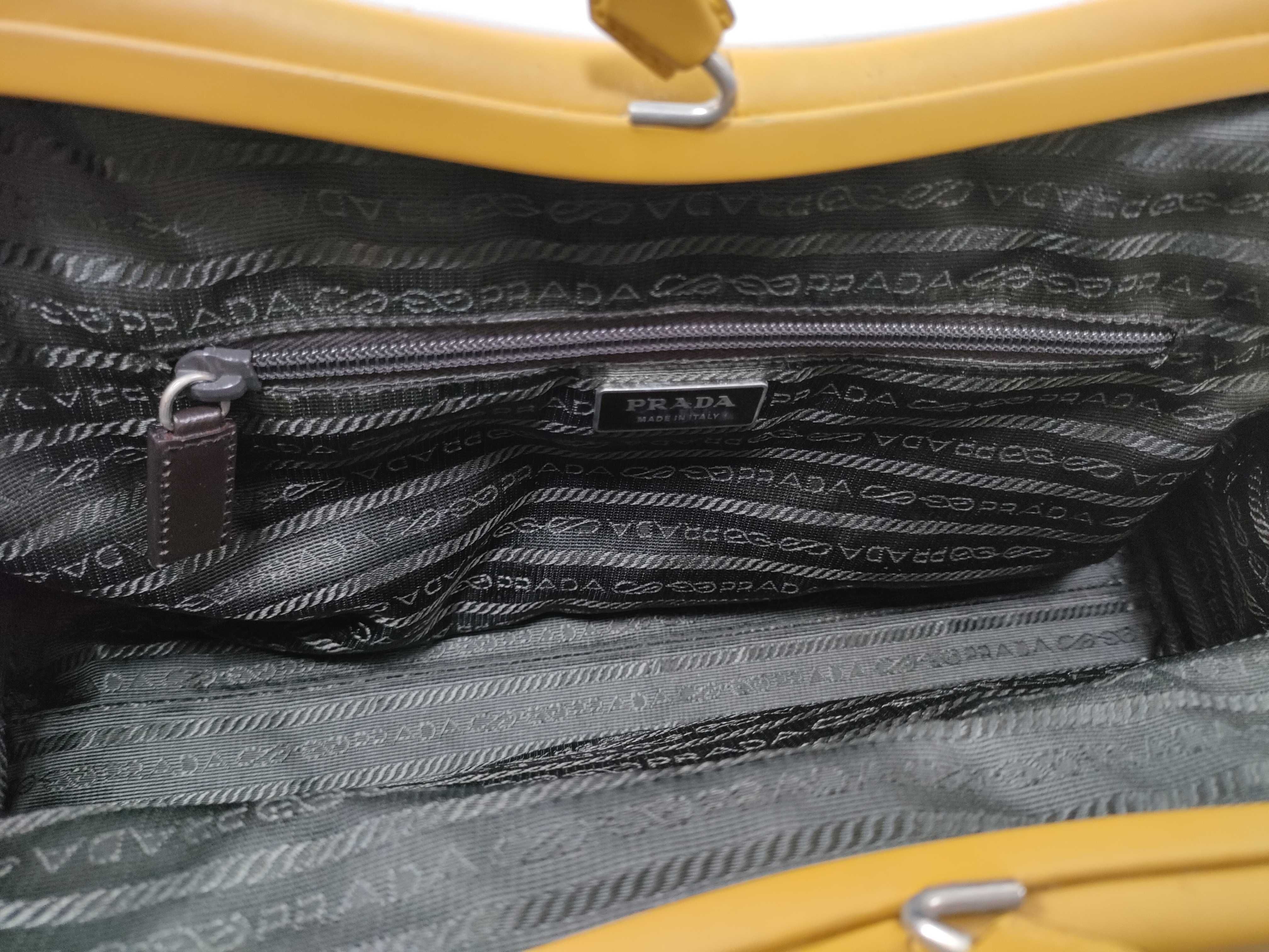 bag, yellow handbag — view 11