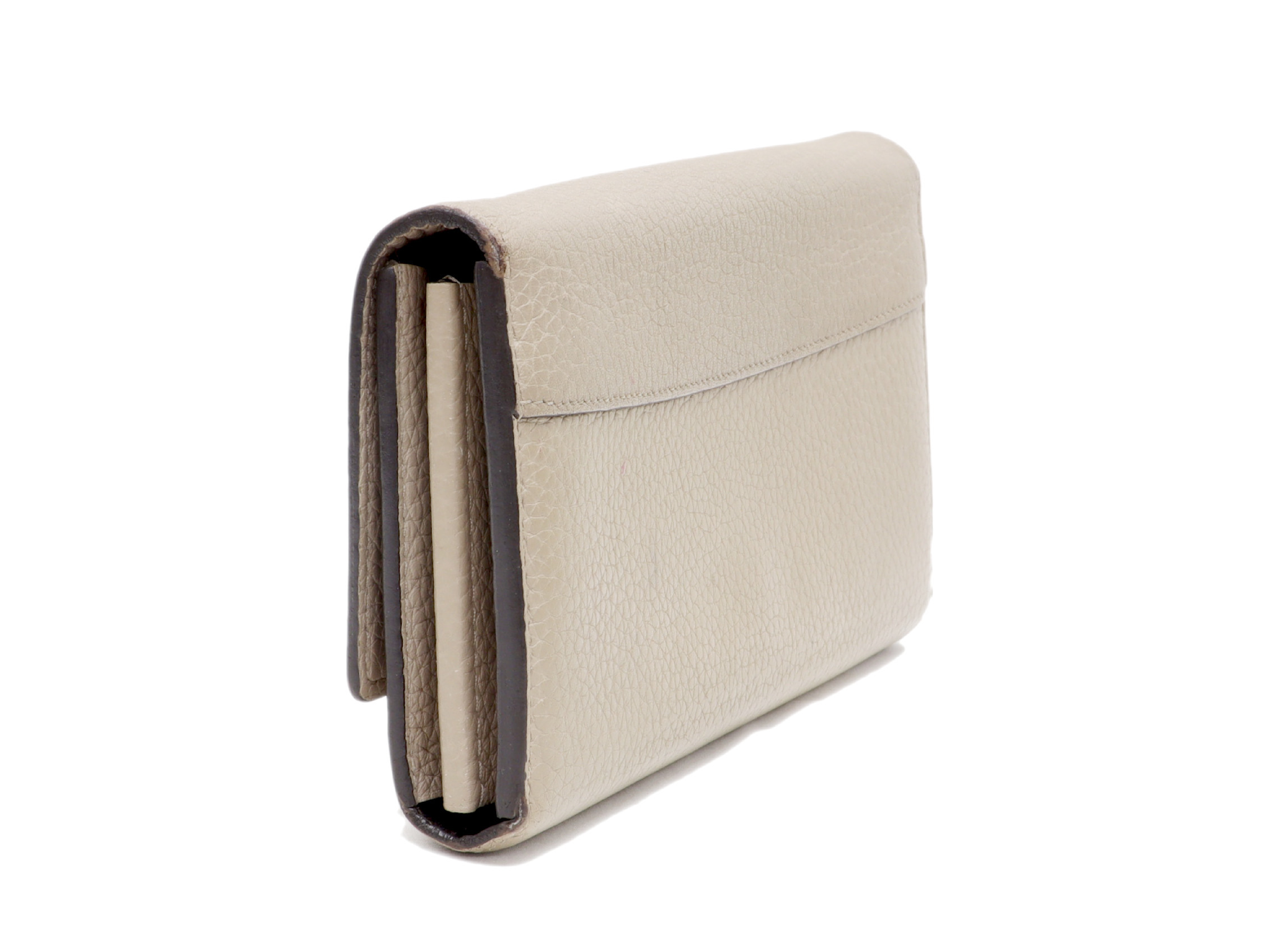 Taurillon Portefeuille Capucines M61249 Galet Wallet — view 2