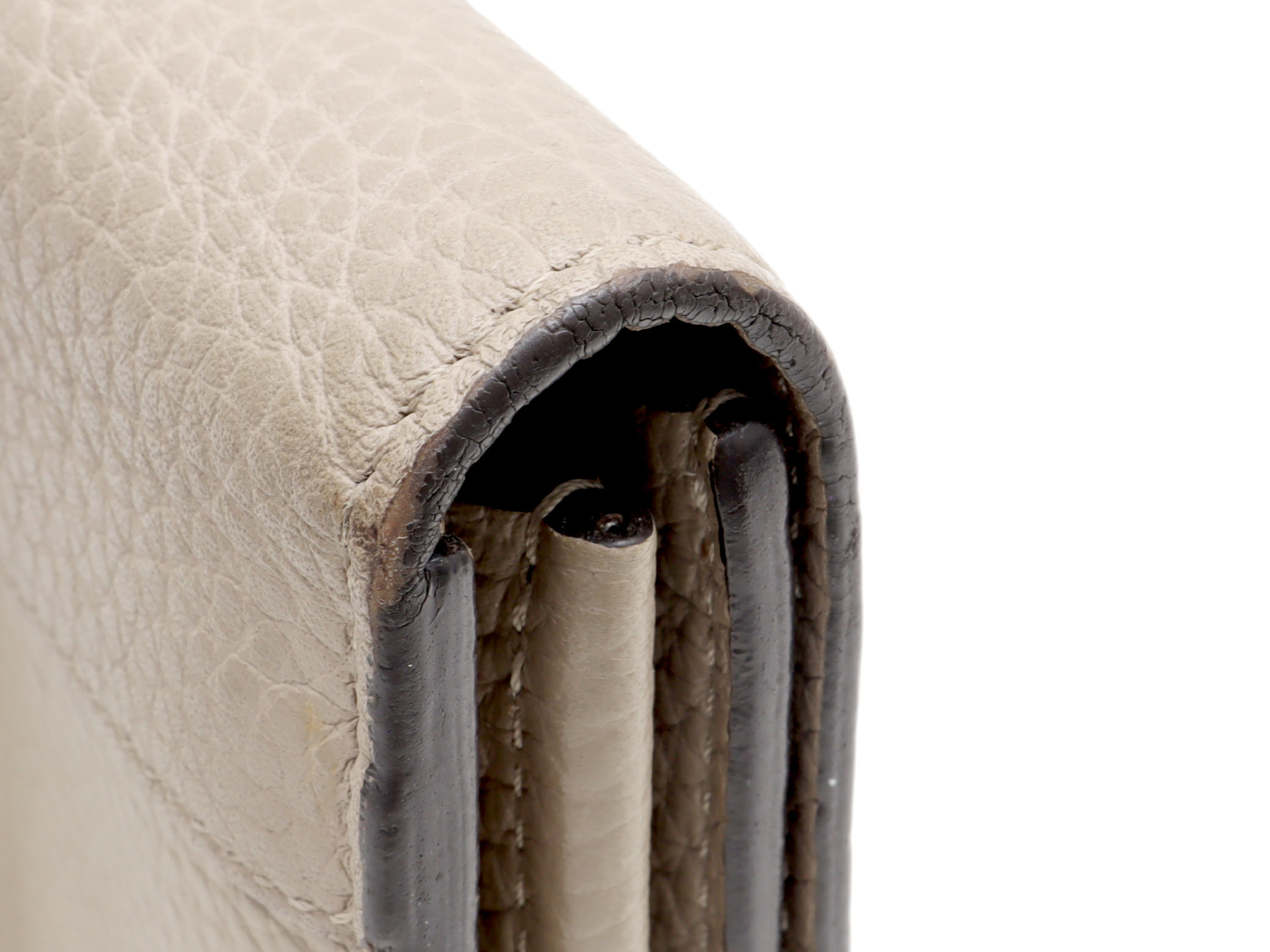 Taurillon Portefeuille Capucines M61249 Galet Wallet — view 6