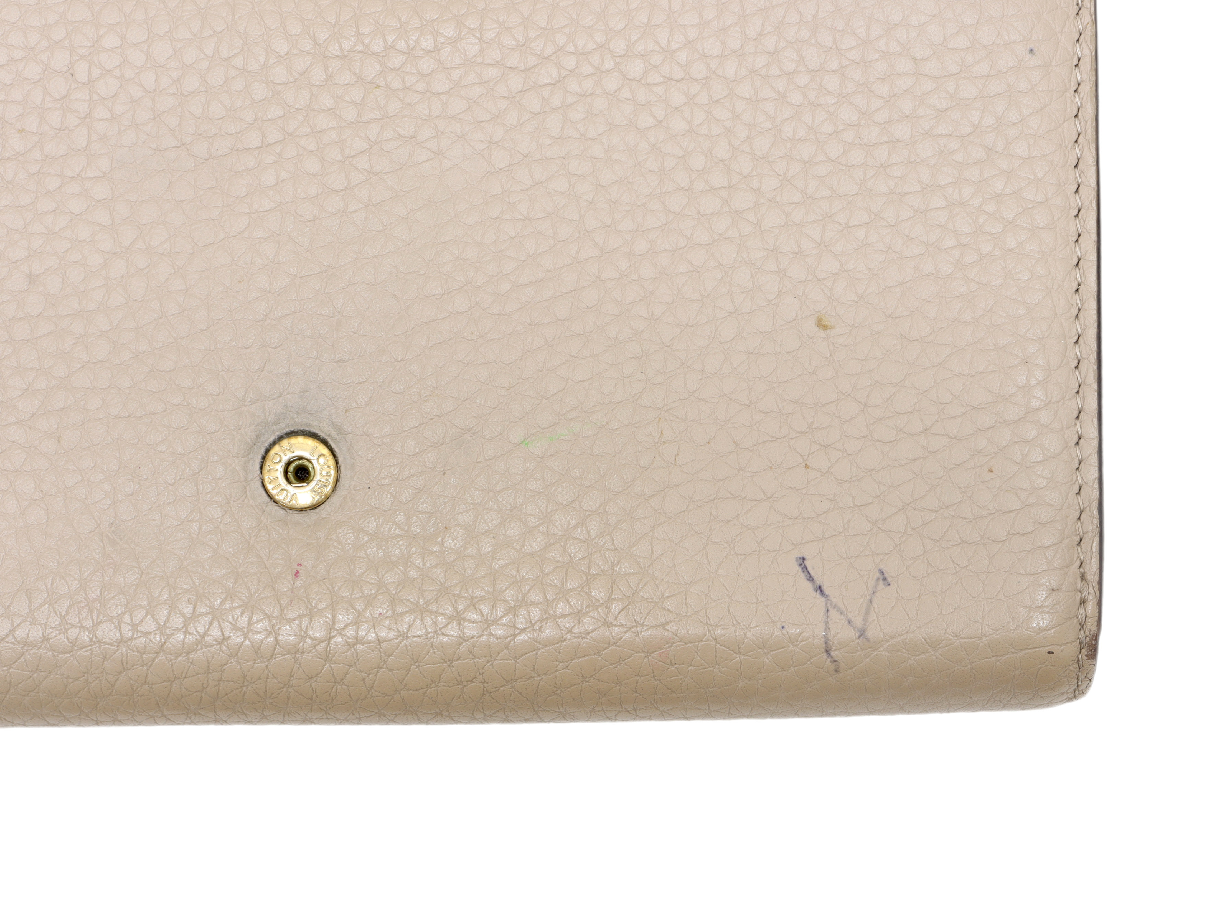 Taurillon Portefeuille Capucines M61249 Galet Wallet — view 8
