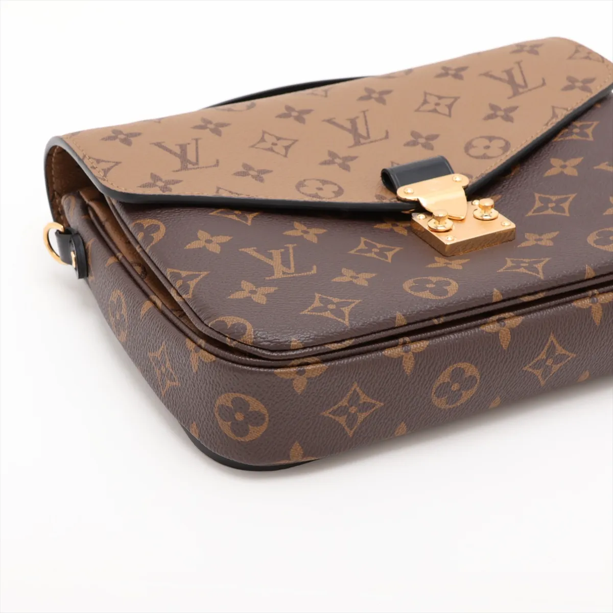 Monogram Reverse Pochette Métis MM M44876 Brown (RFID detected) — view 4