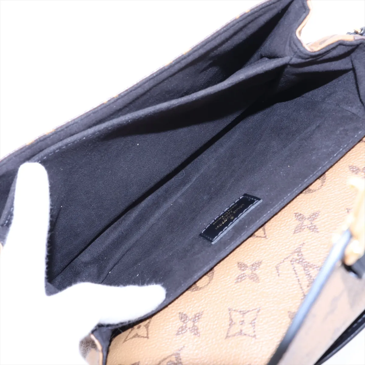 Monogram Reverse Pochette Métis MM M44876 Brown (RFID detected) — view 8