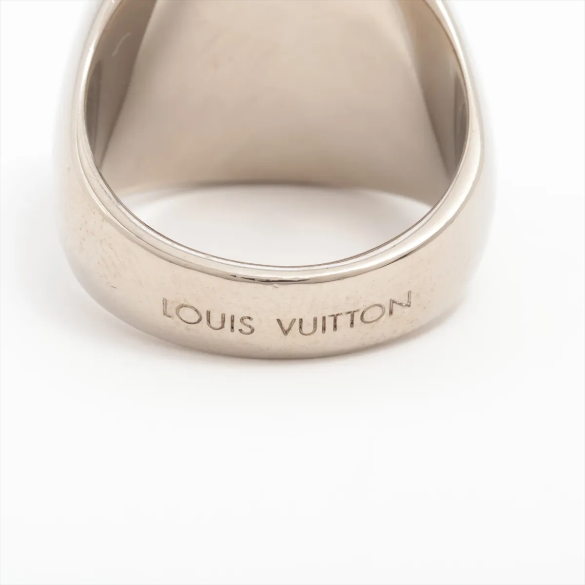 Traveler Stamp Signet RM0156 Ring M GP Silver — view 4