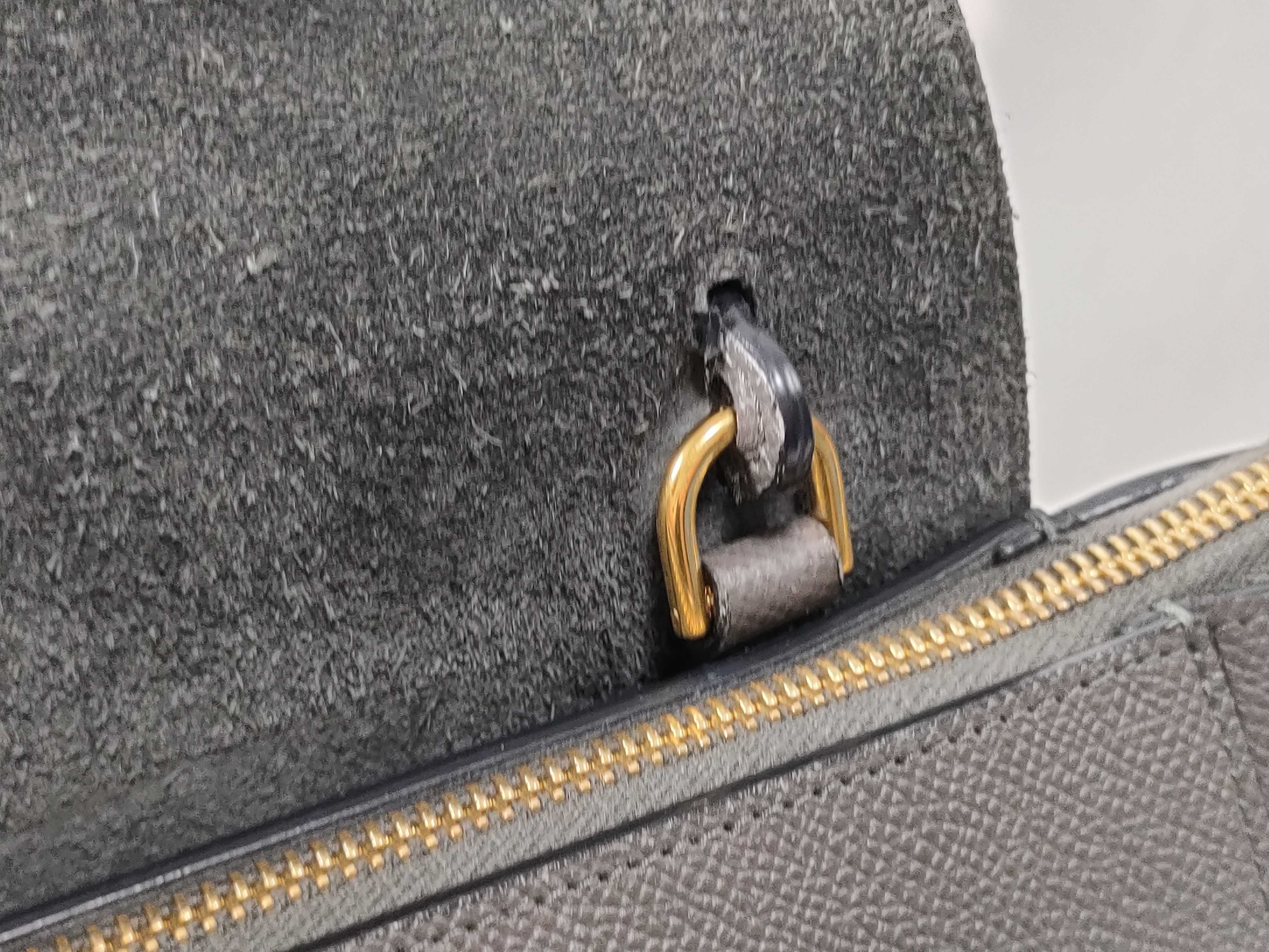 Belt Bag Nano Leather 2-Way Handbag, Gray — view 11