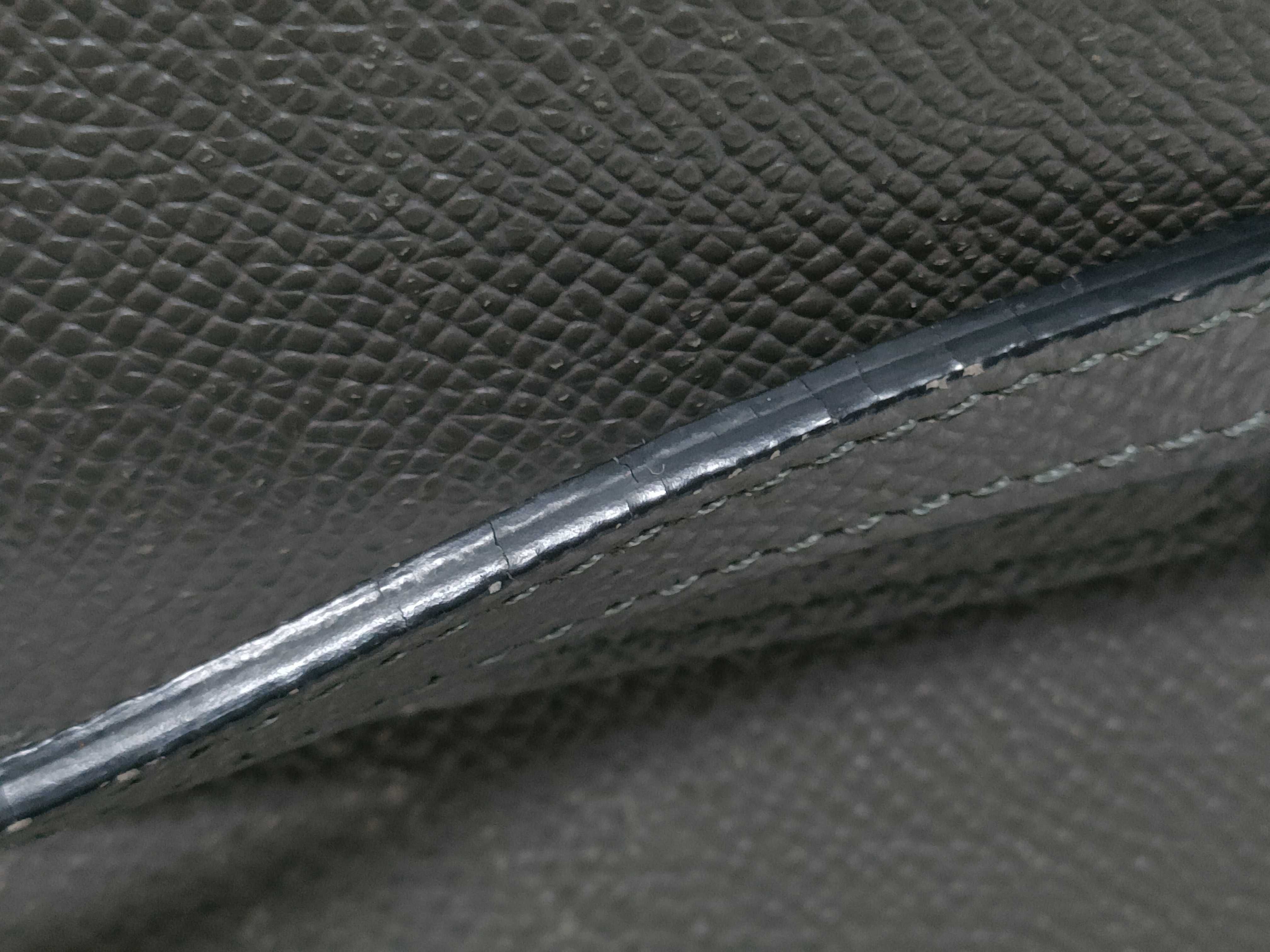 Belt Bag Nano Leather 2-Way Handbag, Gray — view 9