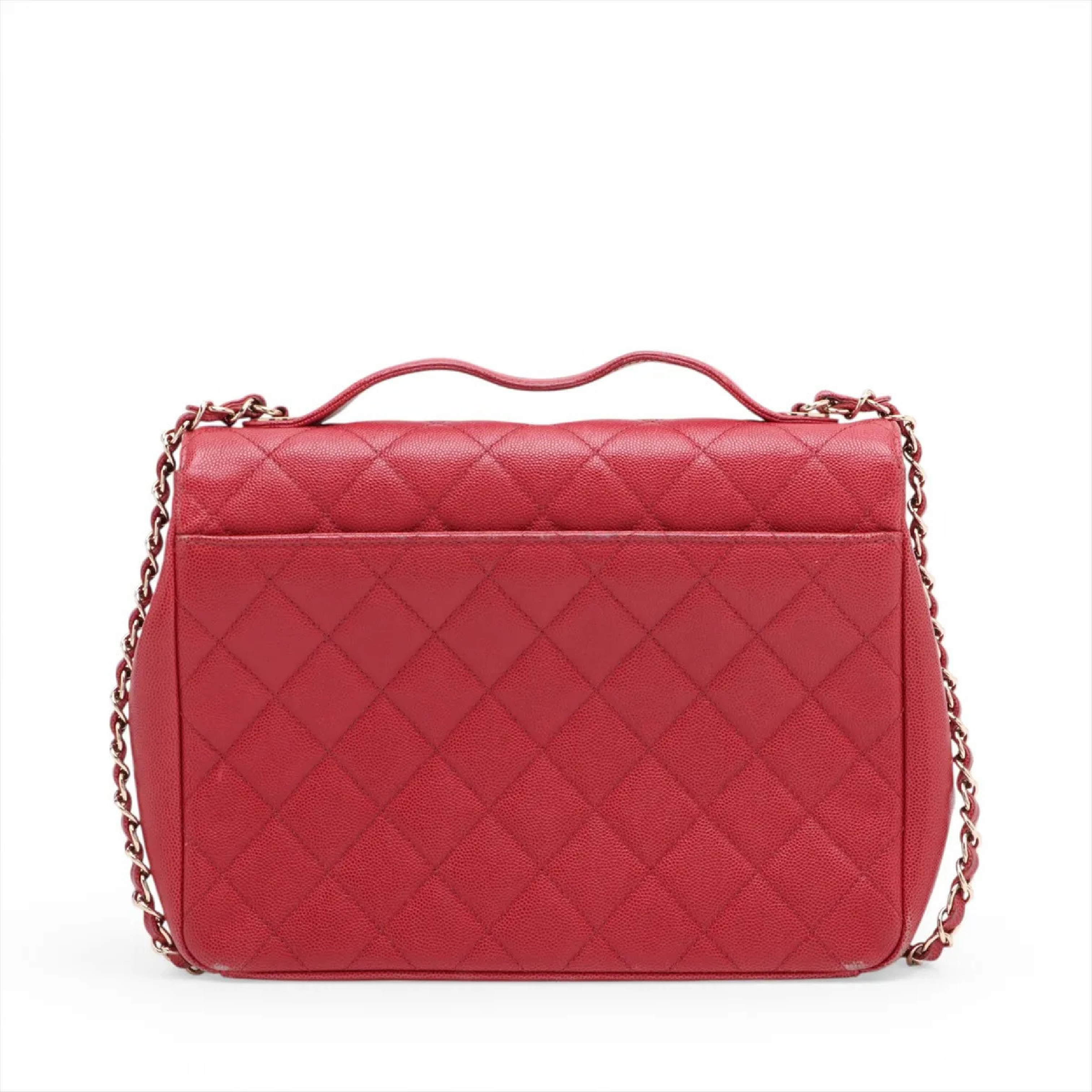 Business Affinity Medium Caviar Skin Shoulder Bag (Serial No. 23) — view 2